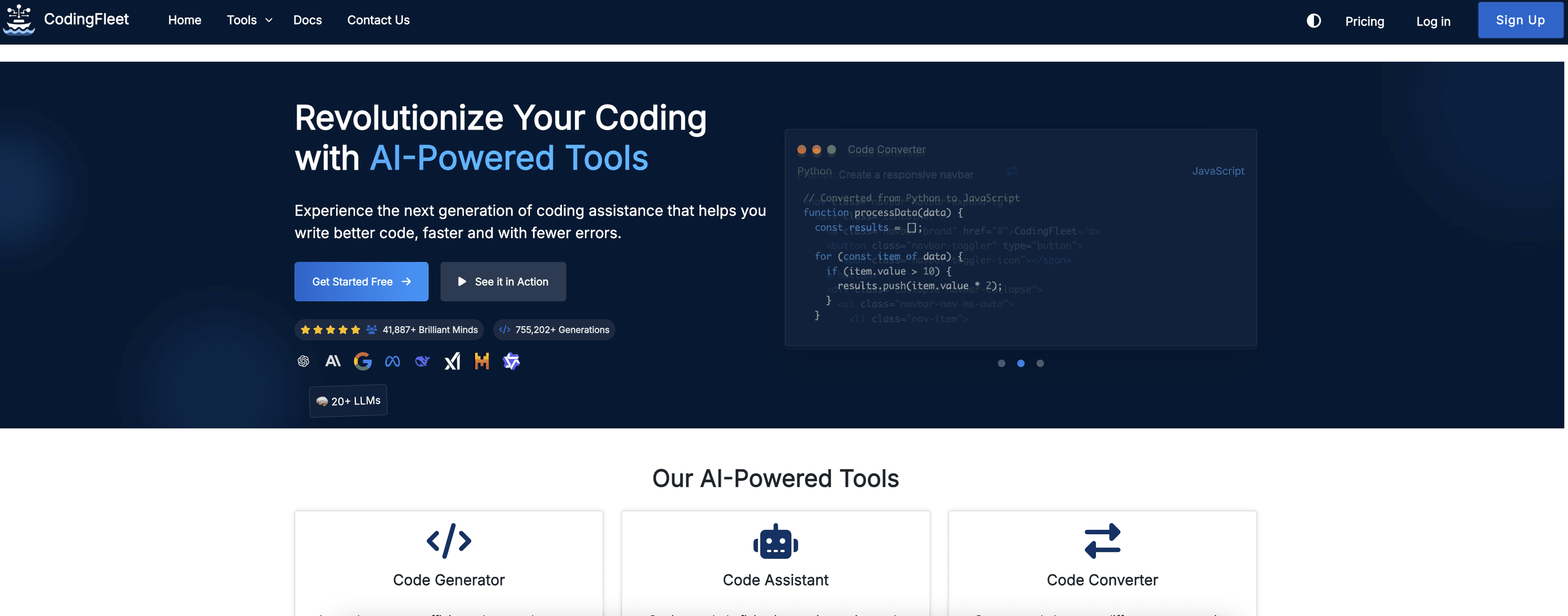 CodingFleet screenshot
