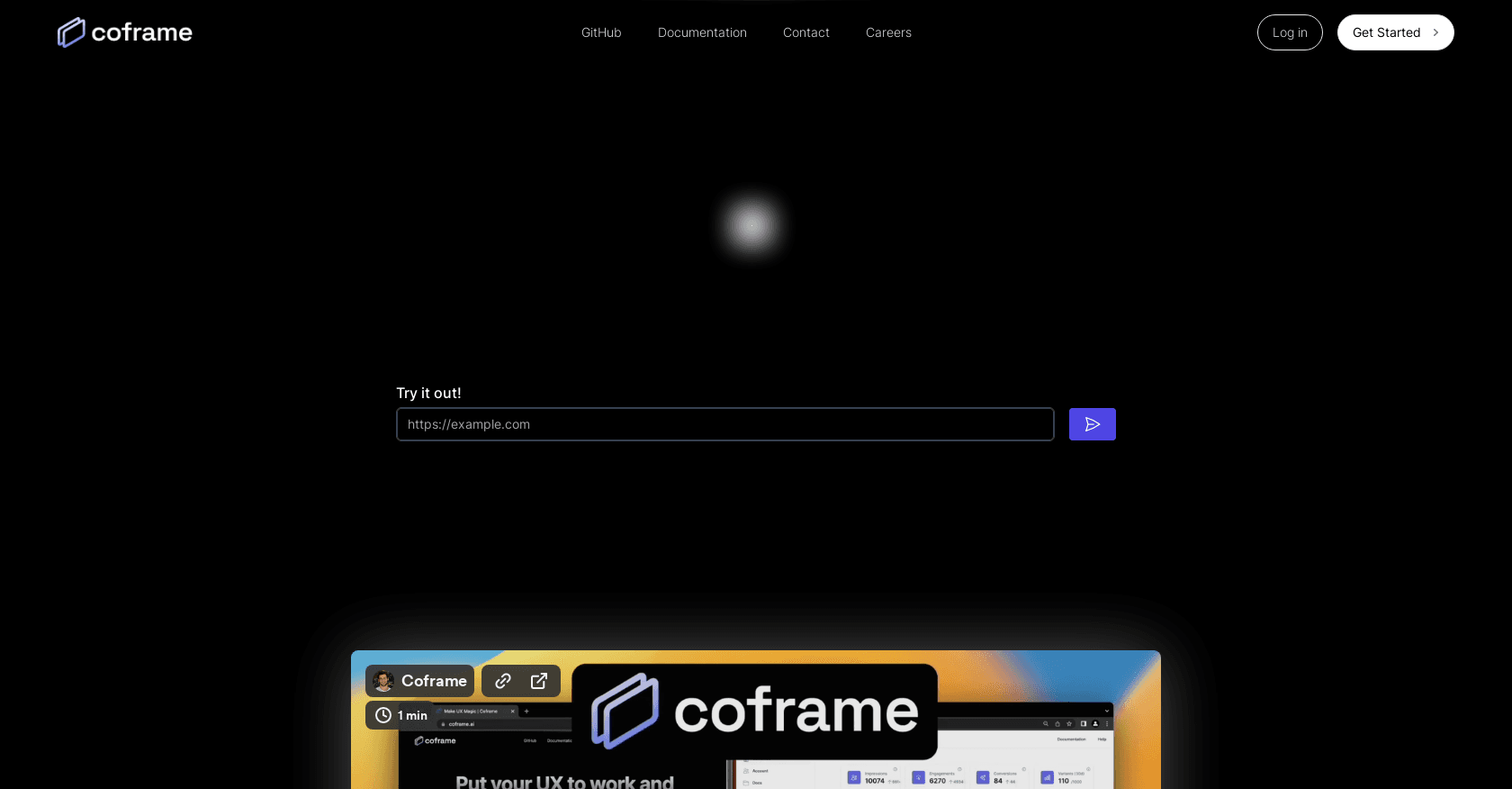 Coframe screenshot