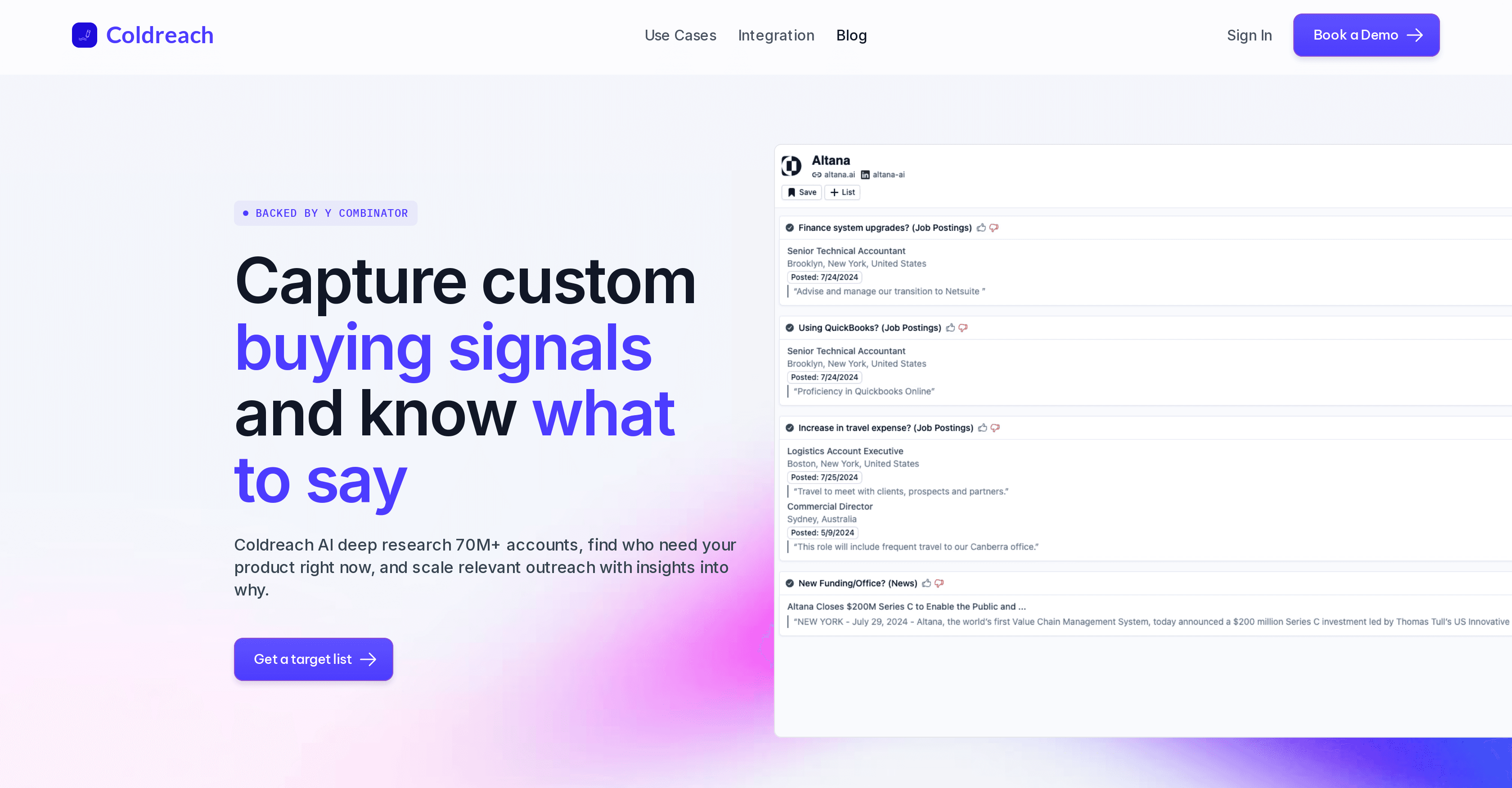 Coldreach screenshot