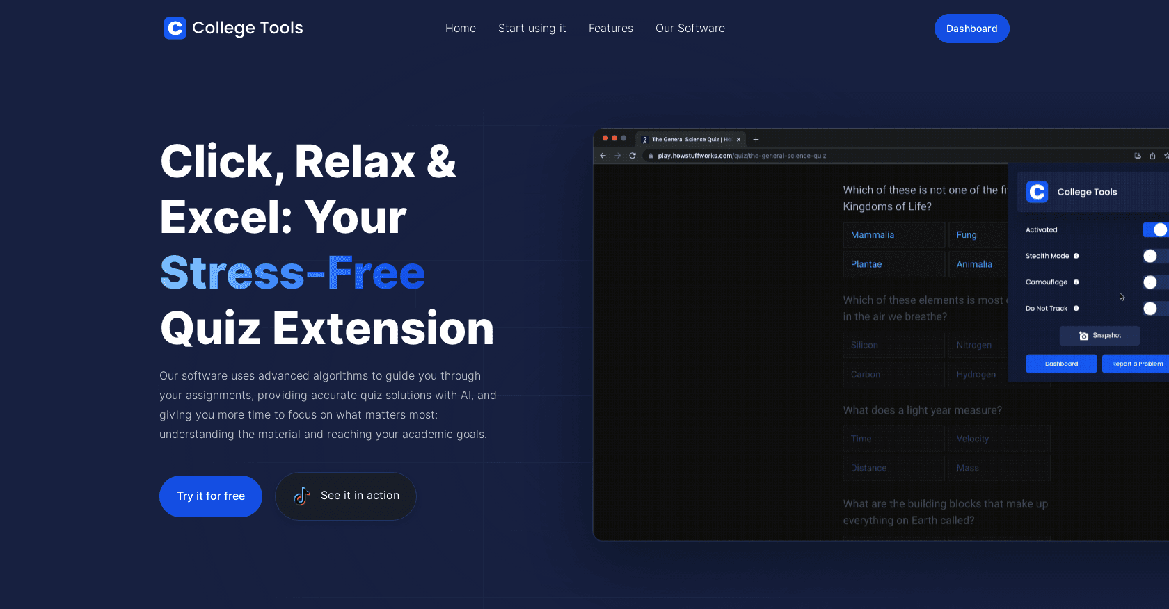 College Tools screenshot