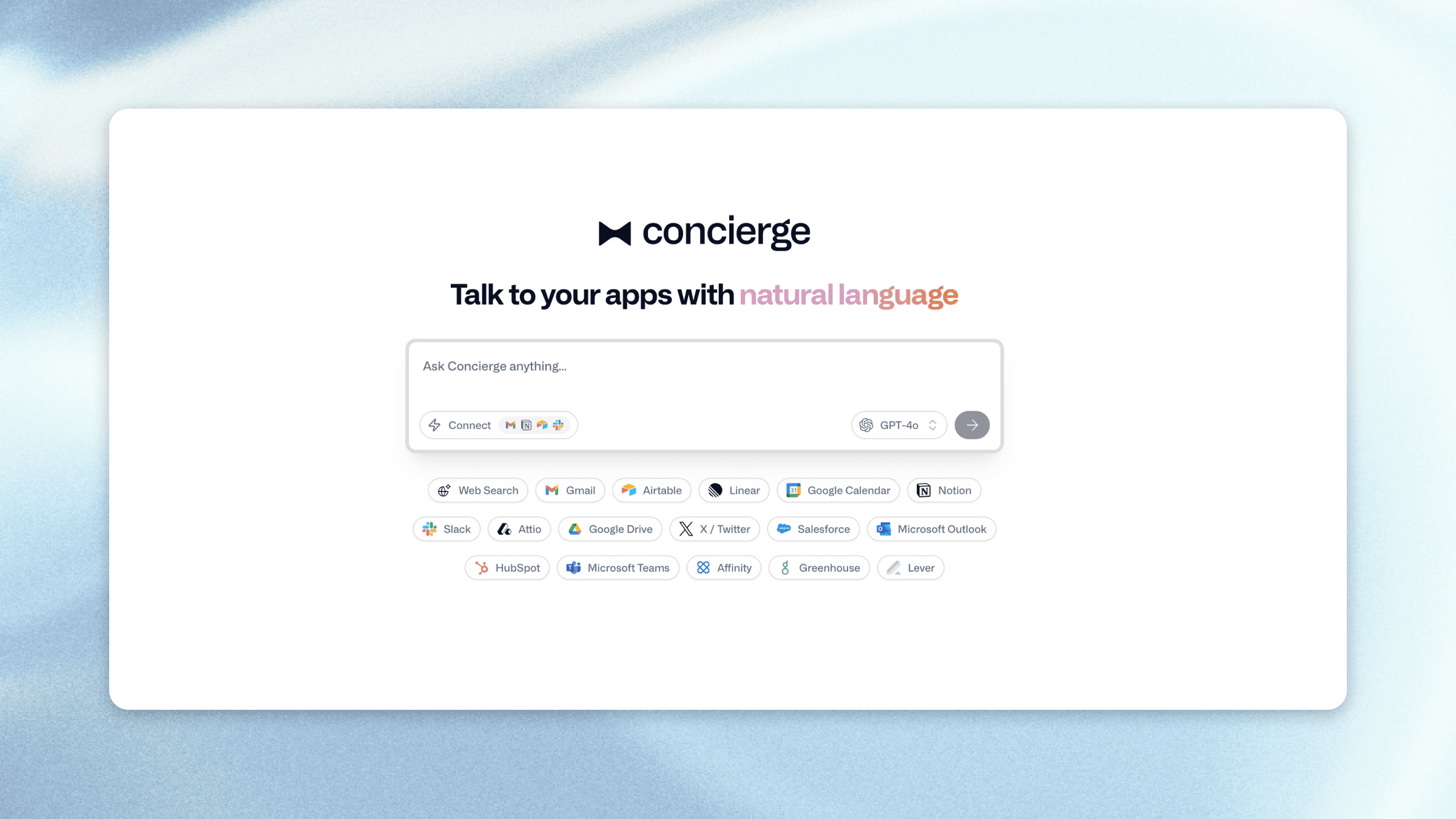 Concierge AI screenshot