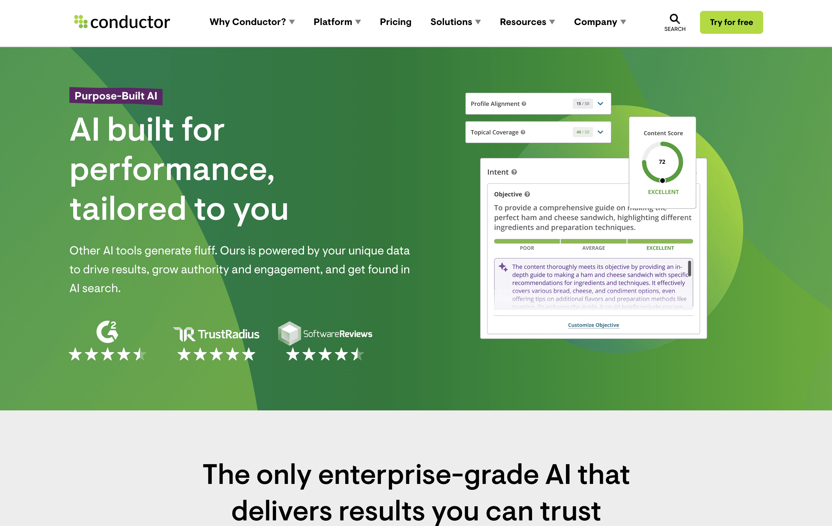 Conductor AI screenshot