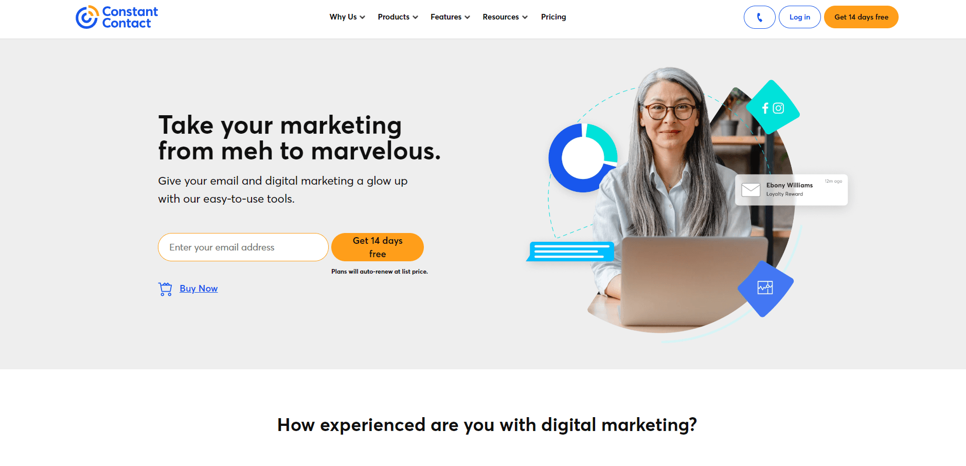 Constant Contact screenshot