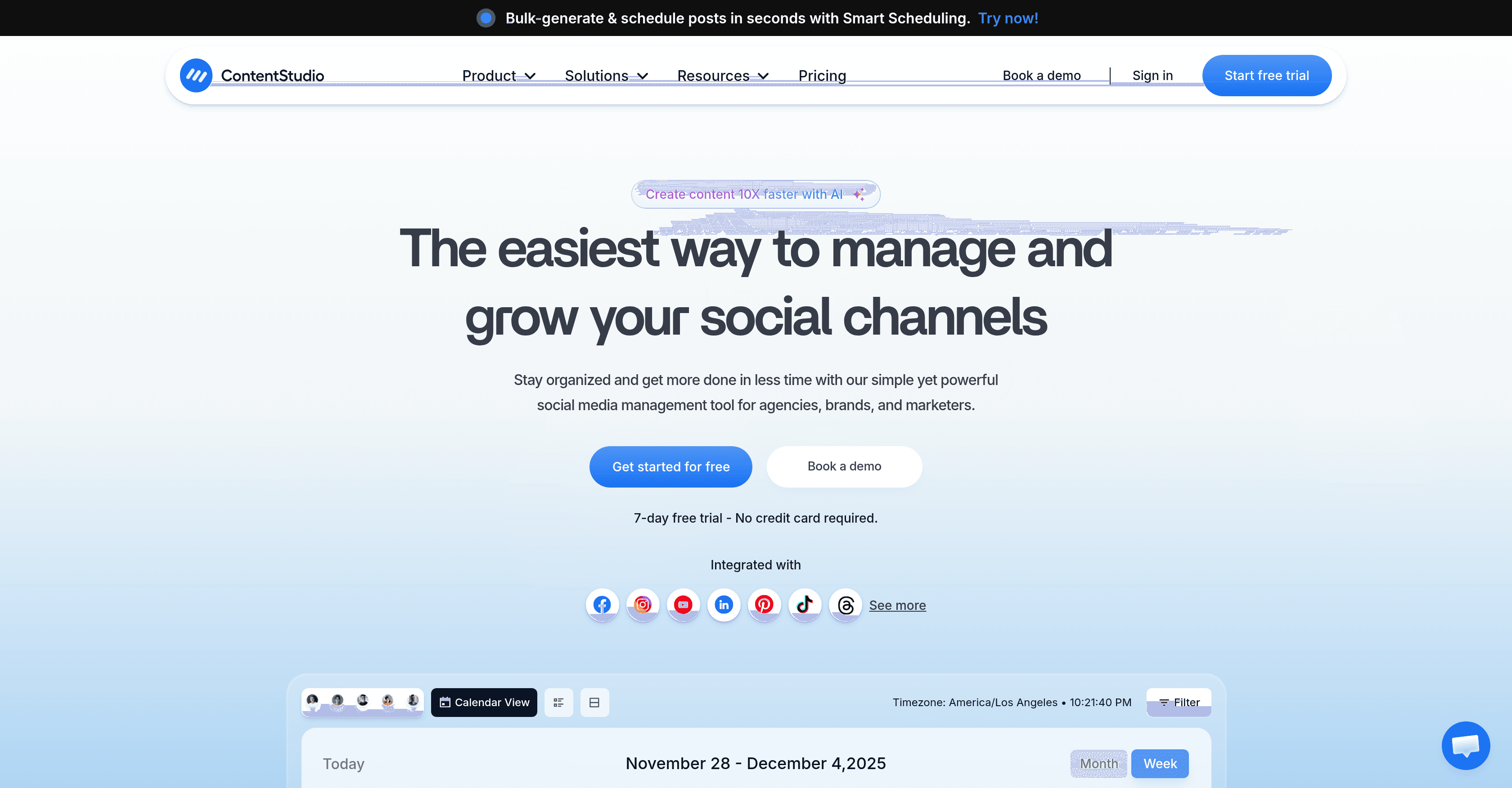 ContentStudio screenshot