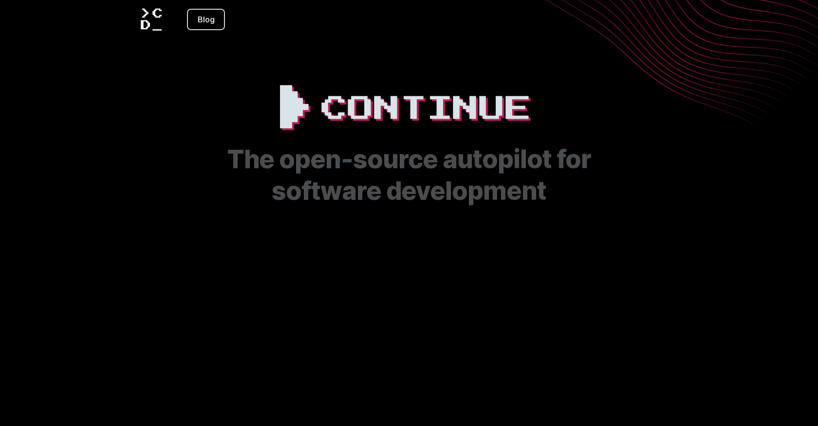 Continue.dev screenshot