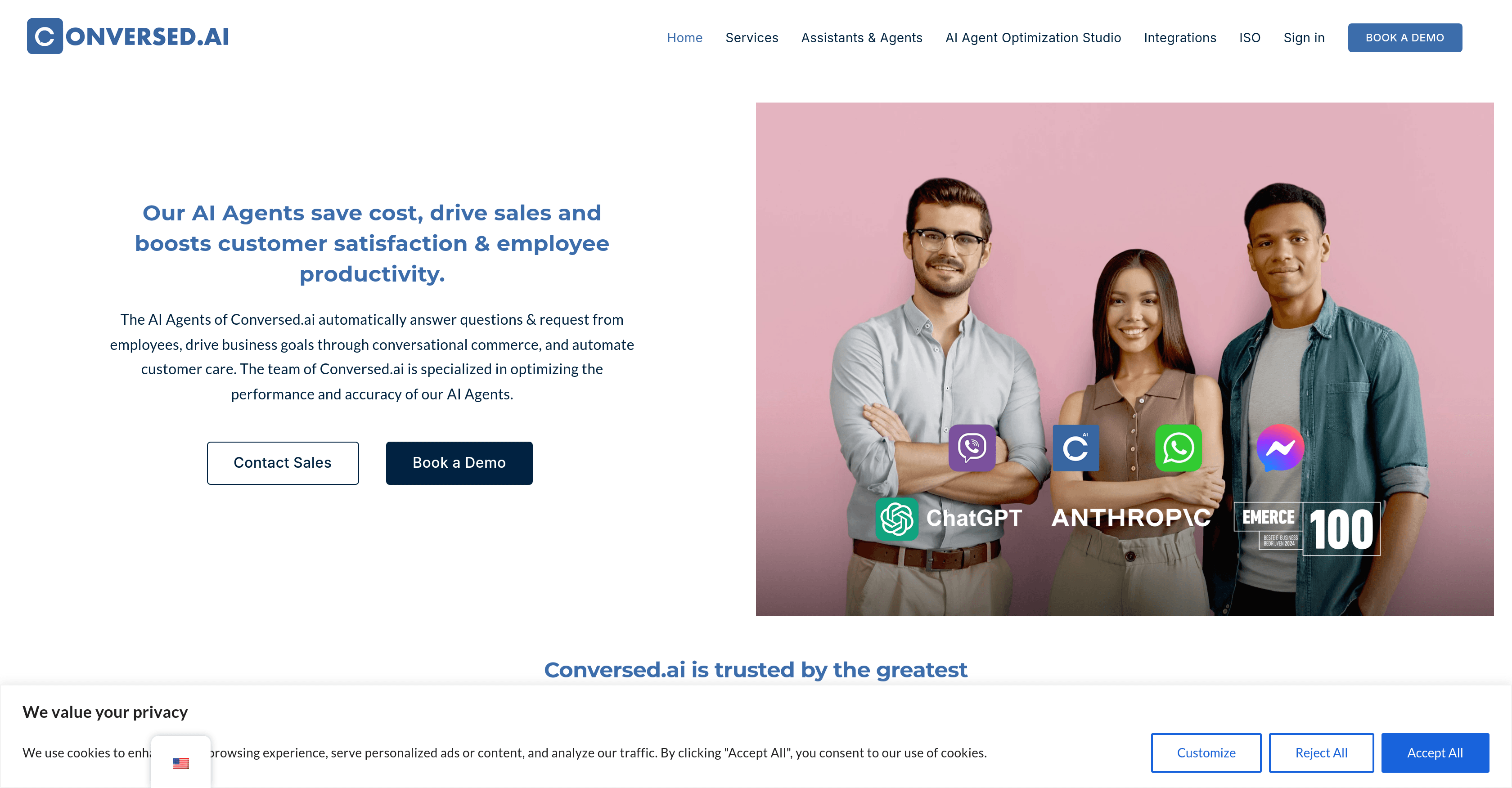 Conversed.ai screenshot
