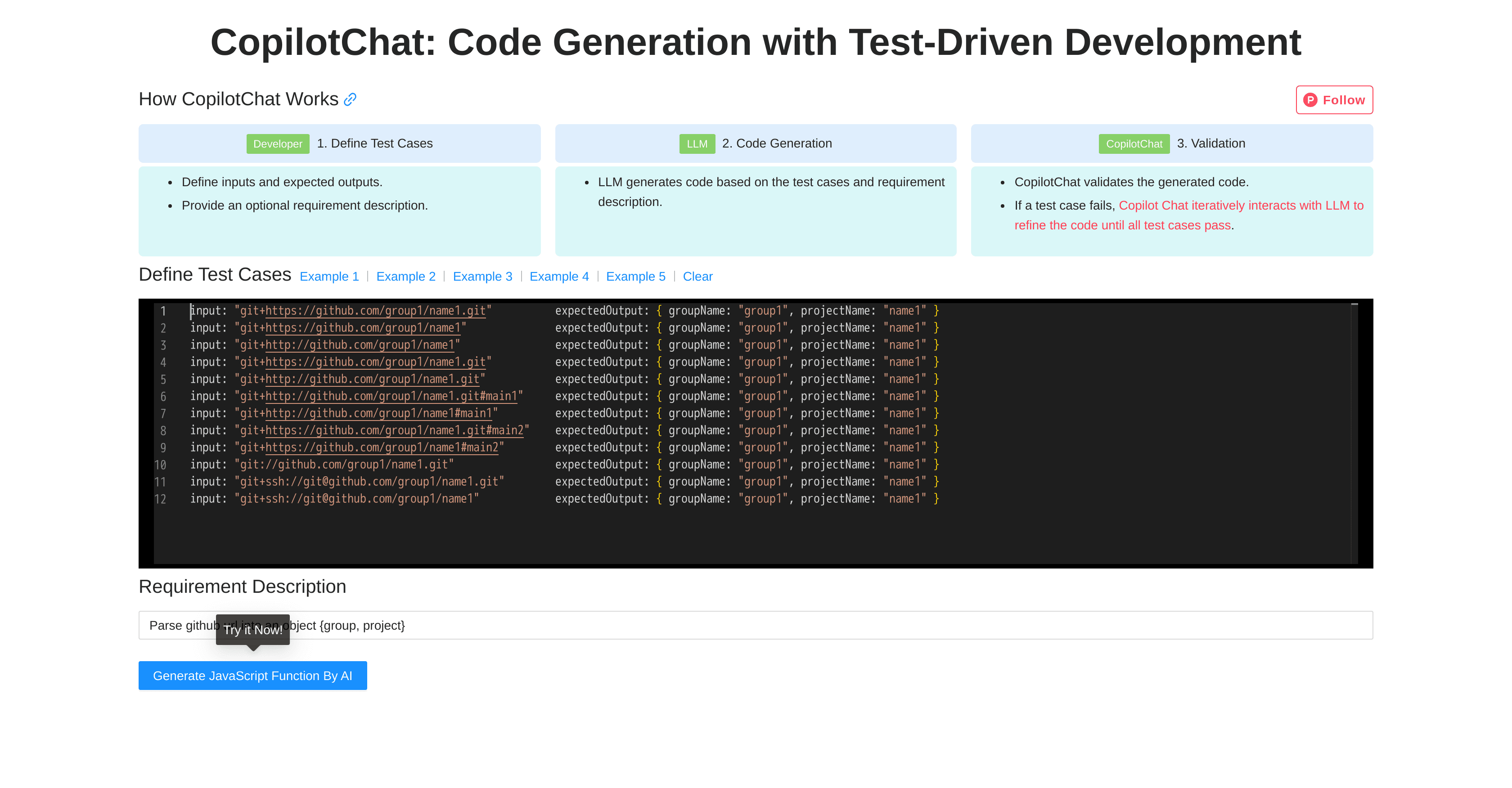 CopilotChat screenshot