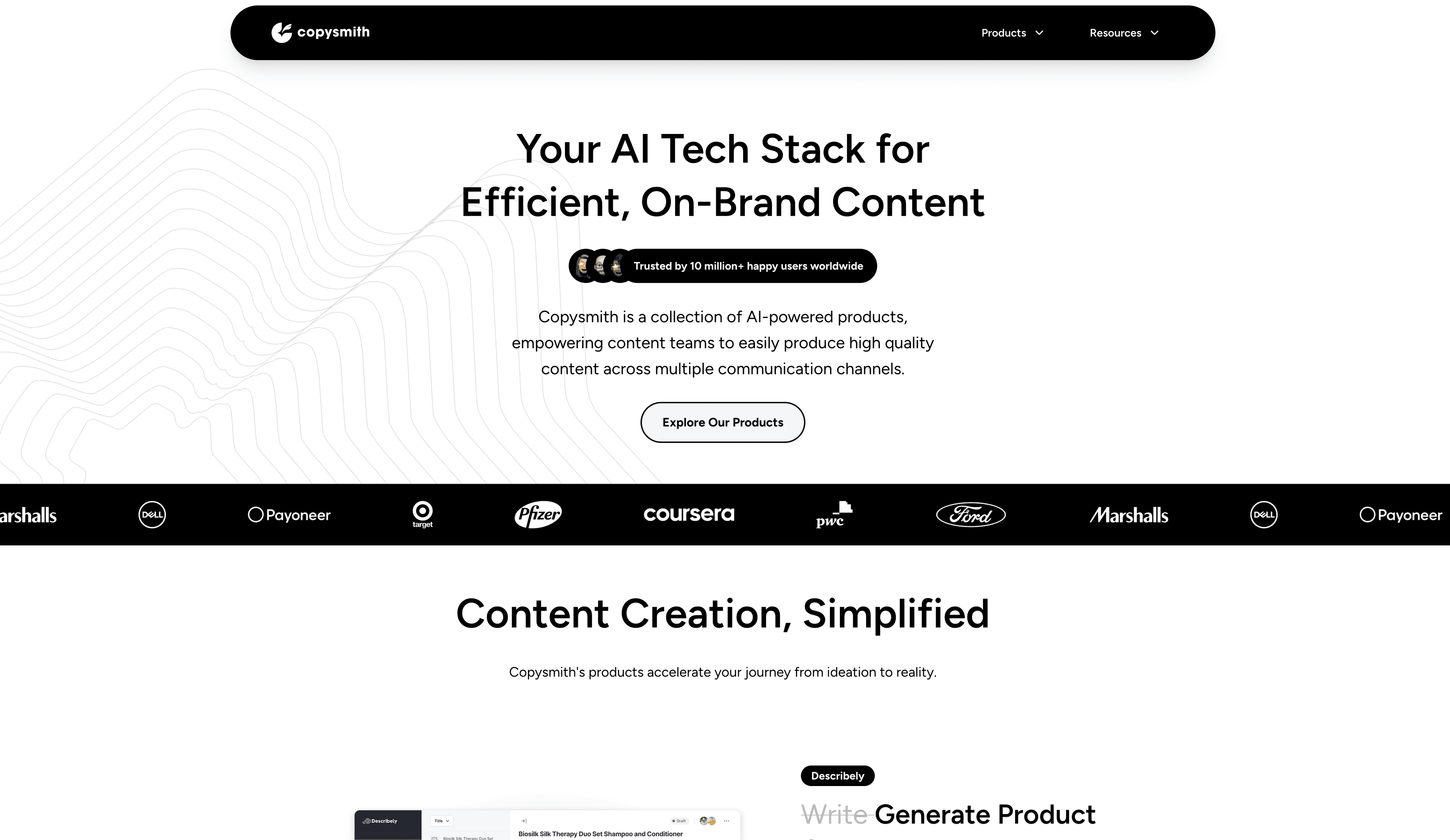 Copysmith screenshot