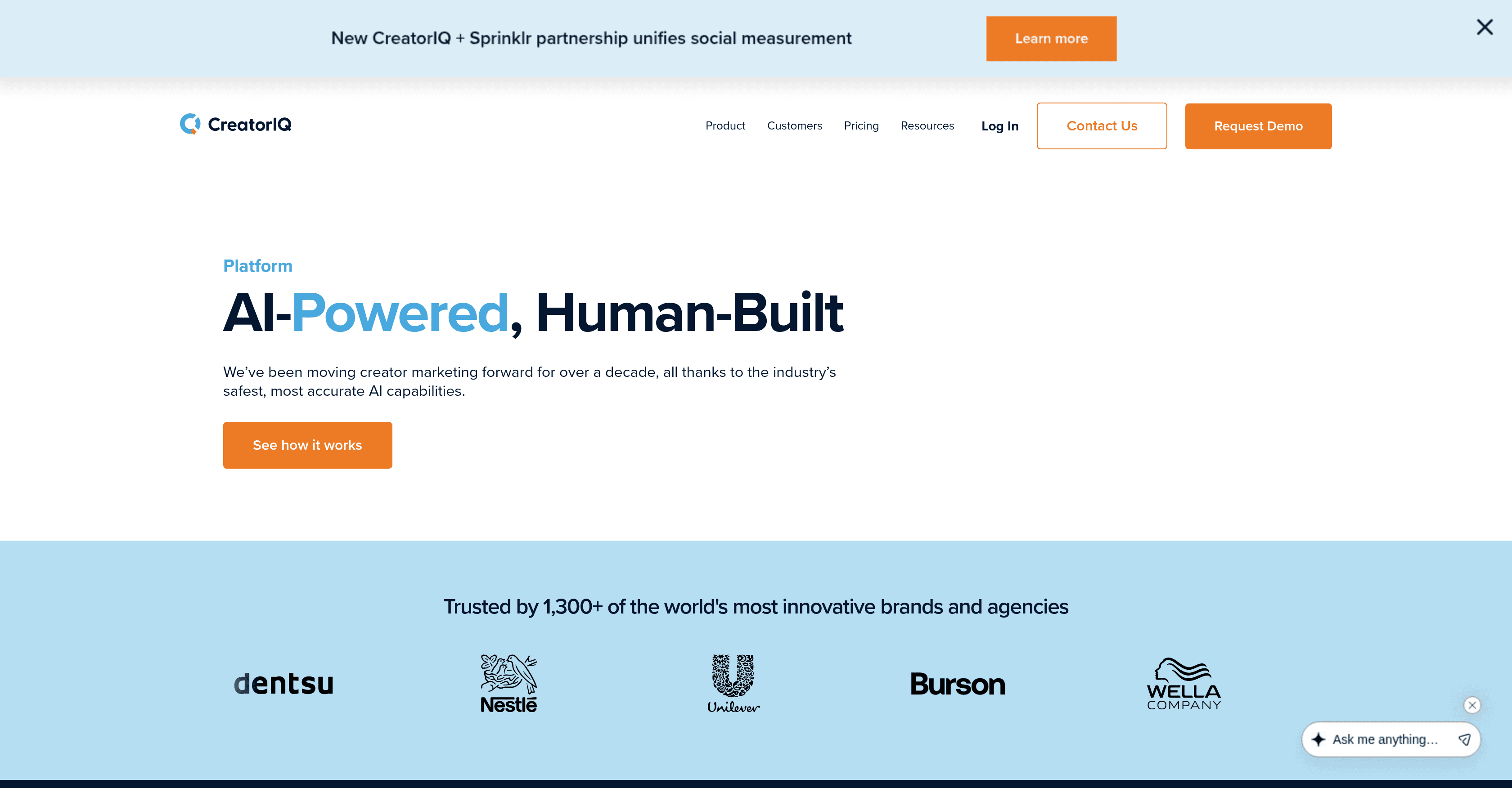 CreatorIQ screenshot