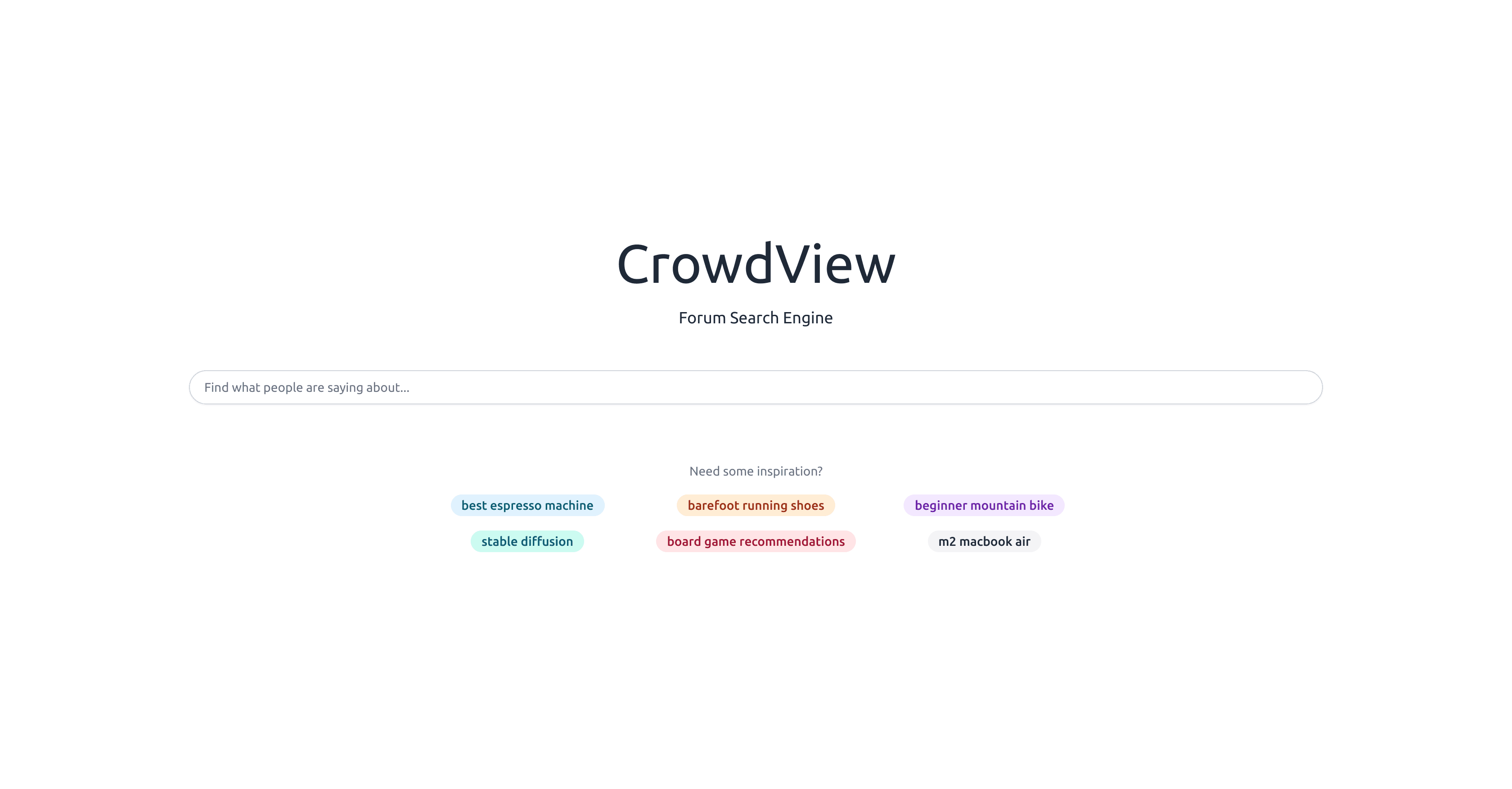 CrowdView screenshot