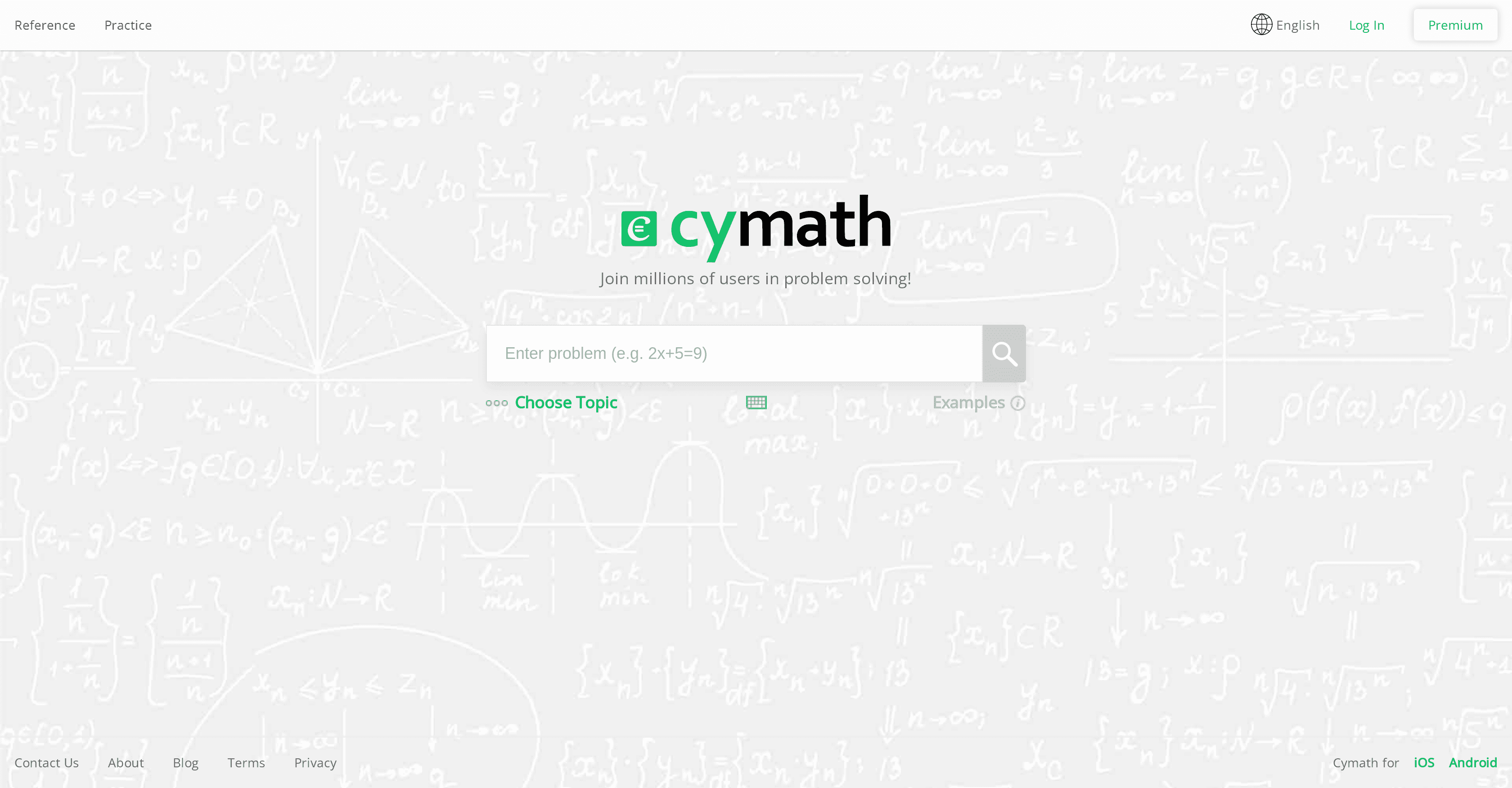 Cymath screenshot