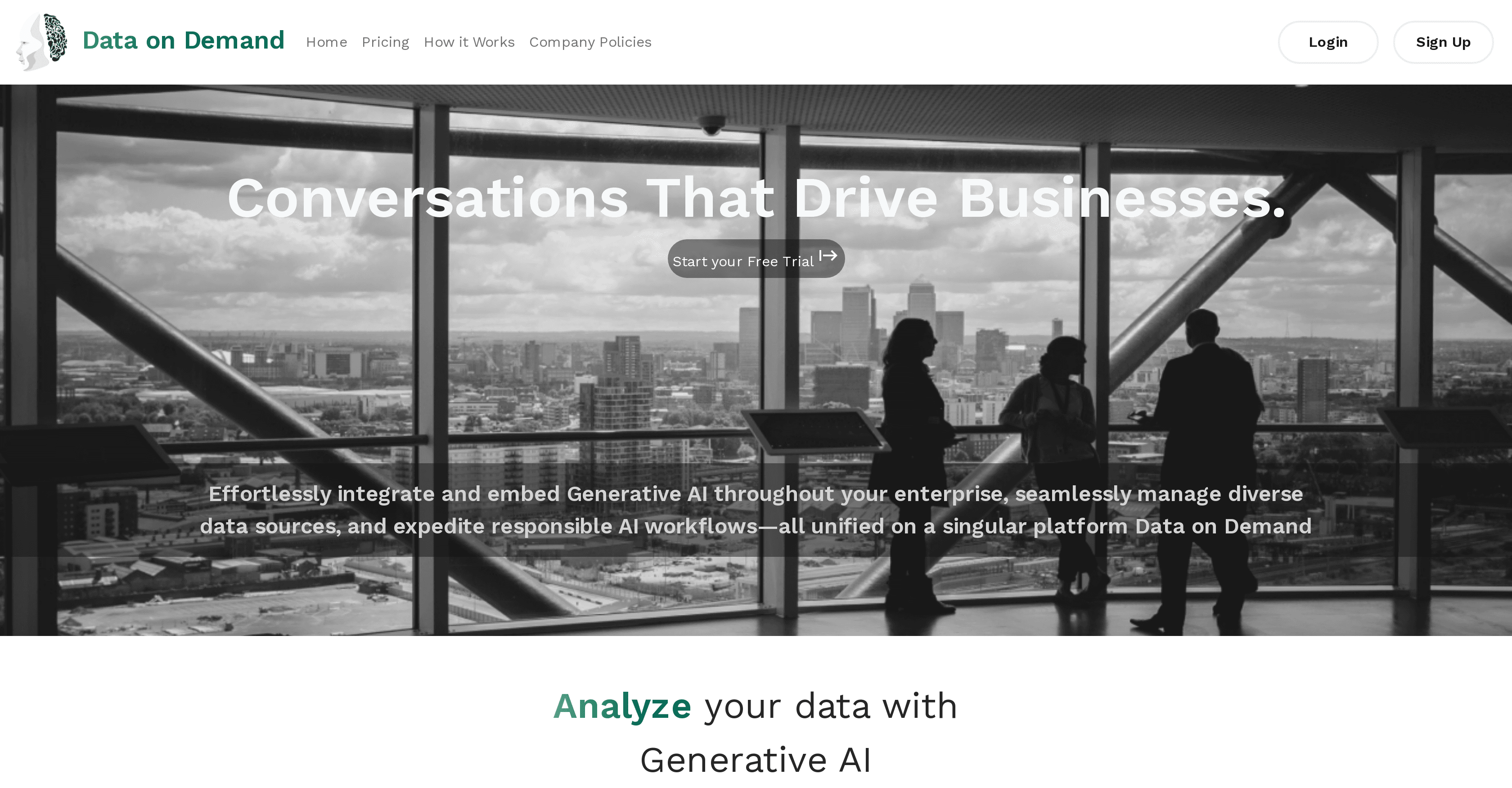 Data on Demand screenshot