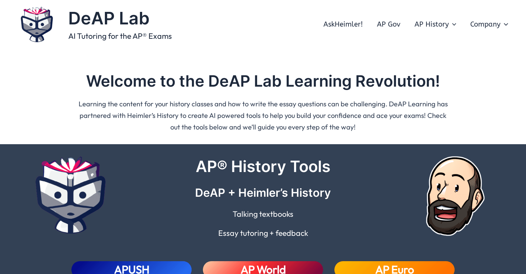 DeAP Learning Labs screenshot