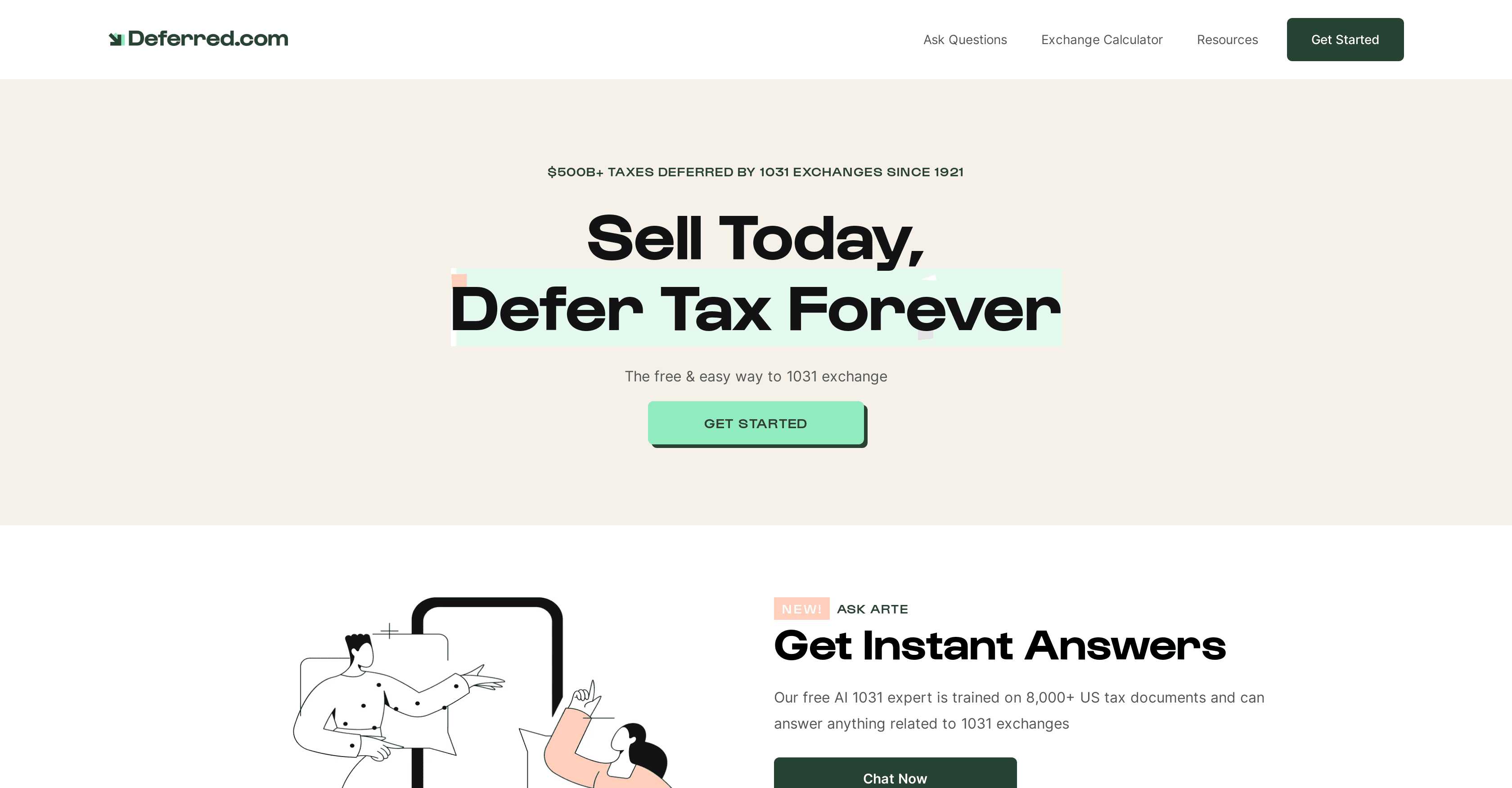 Deferred.com screenshot
