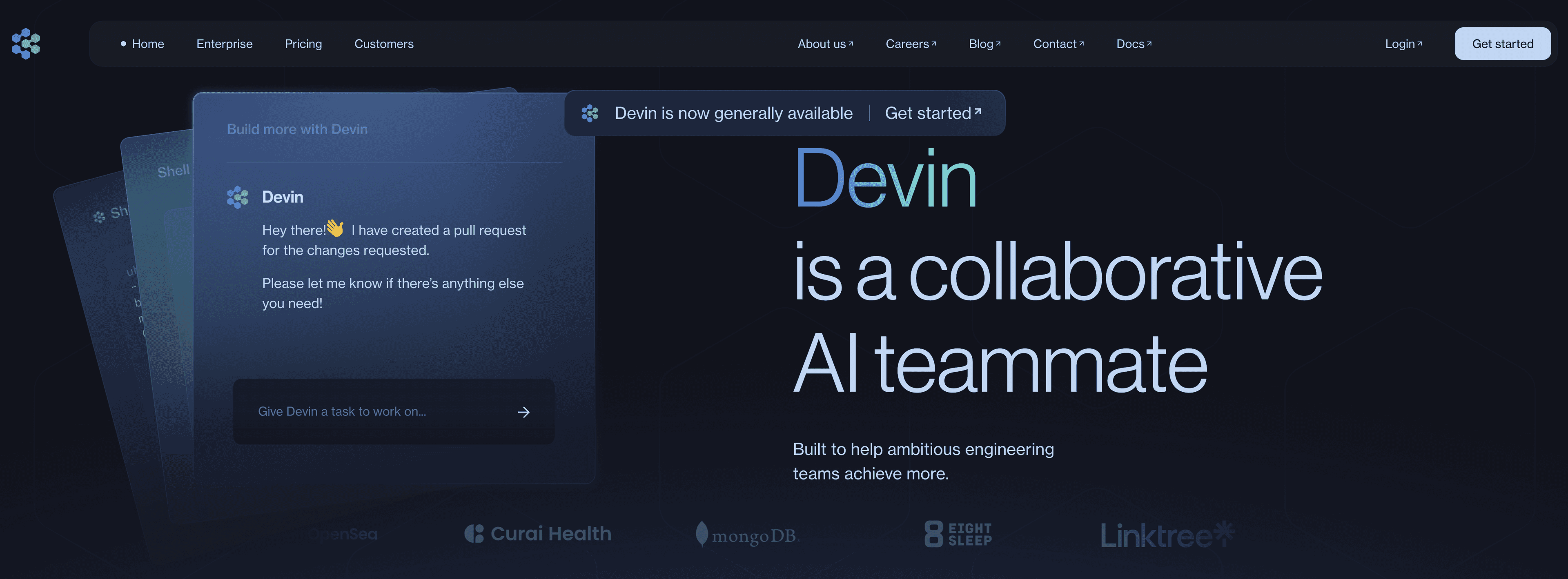 Devin screenshot