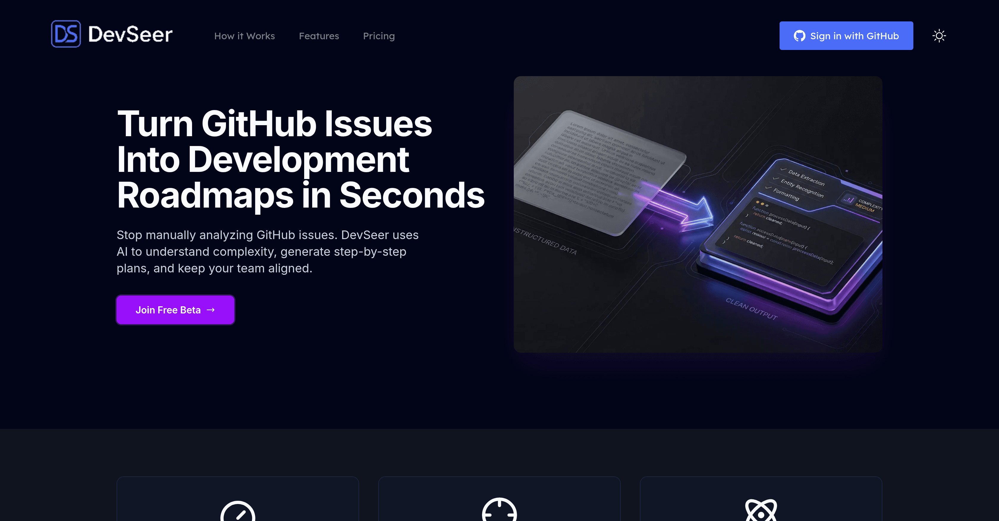 DevSeerAI screenshot