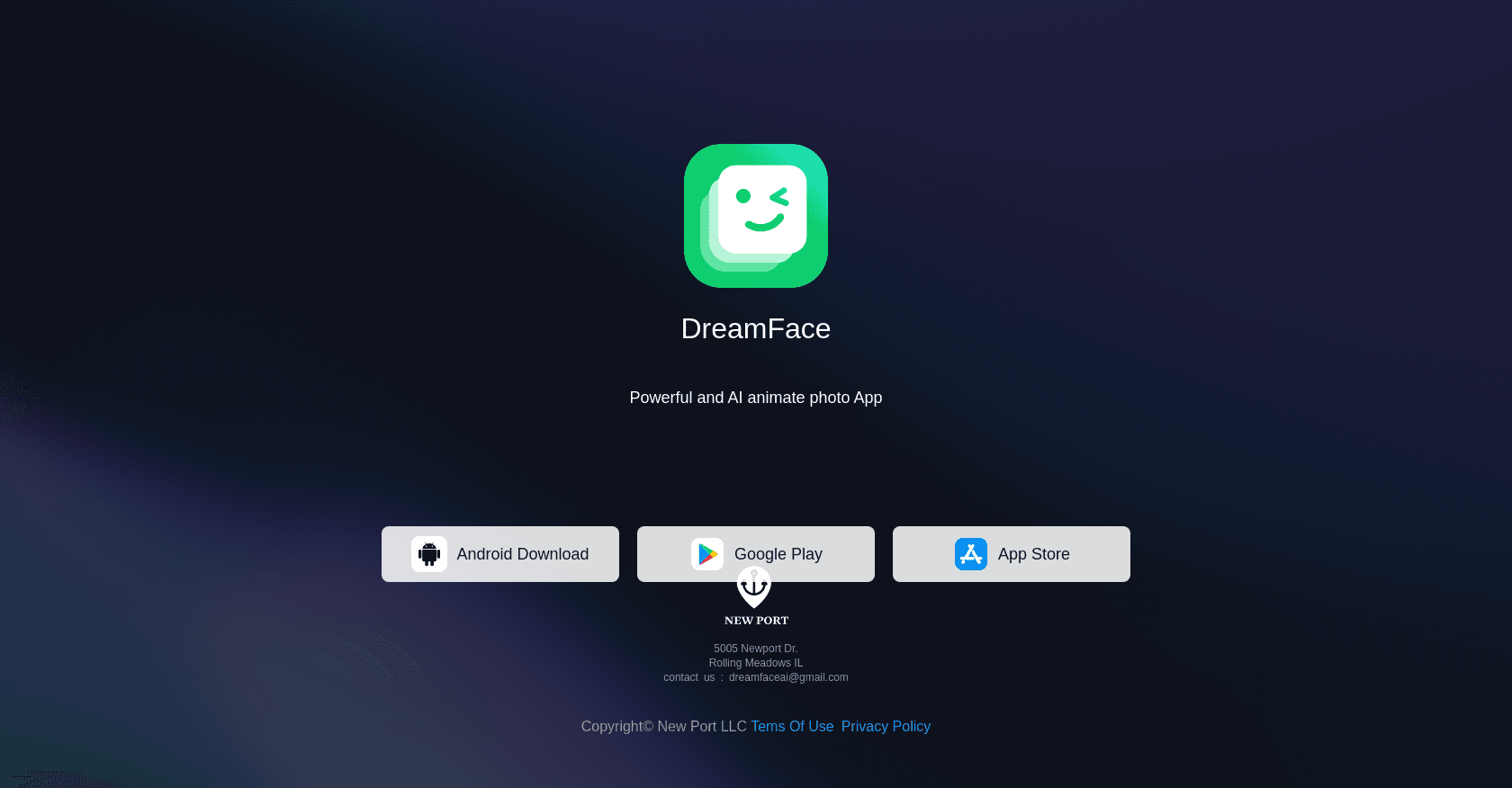 DreamFace screenshot