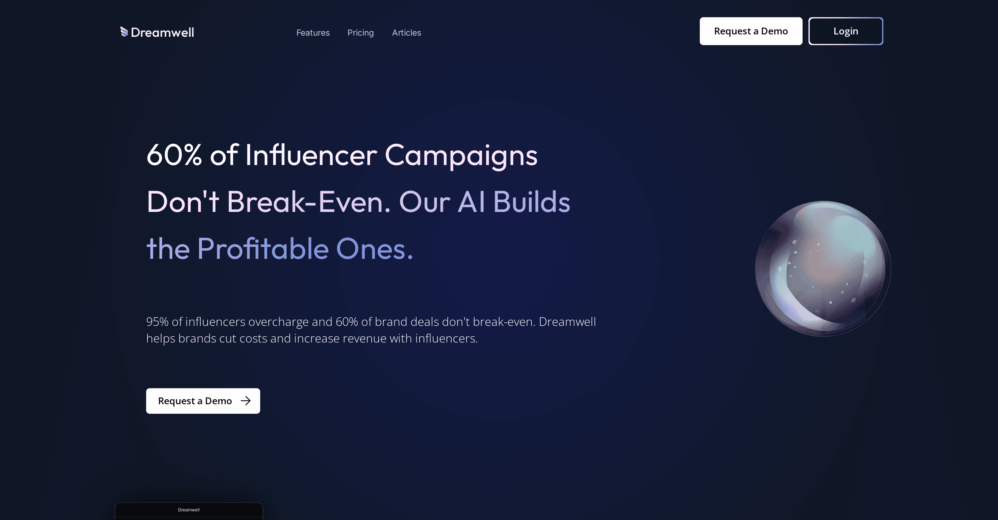 Dreamwell screenshot