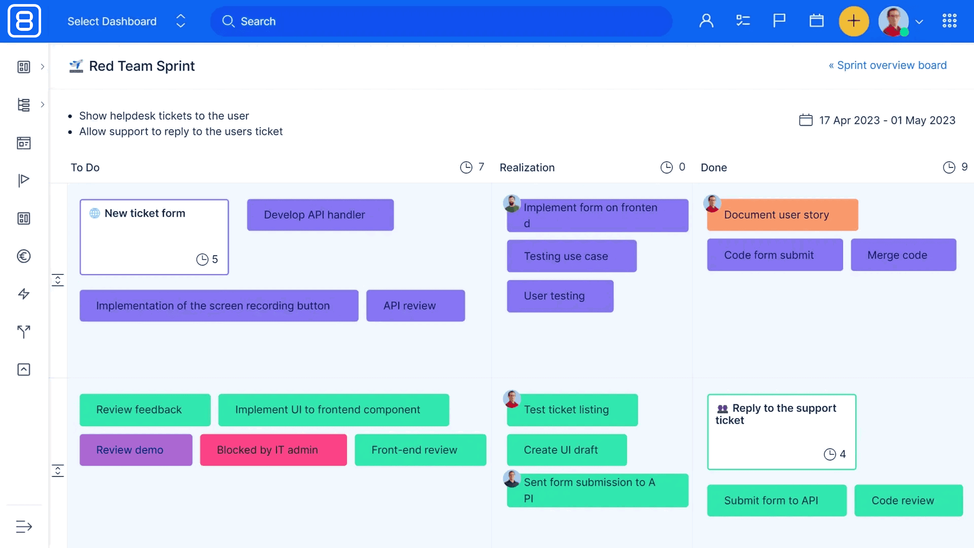 Easy8 (formerly Easy Redmine) screenshot