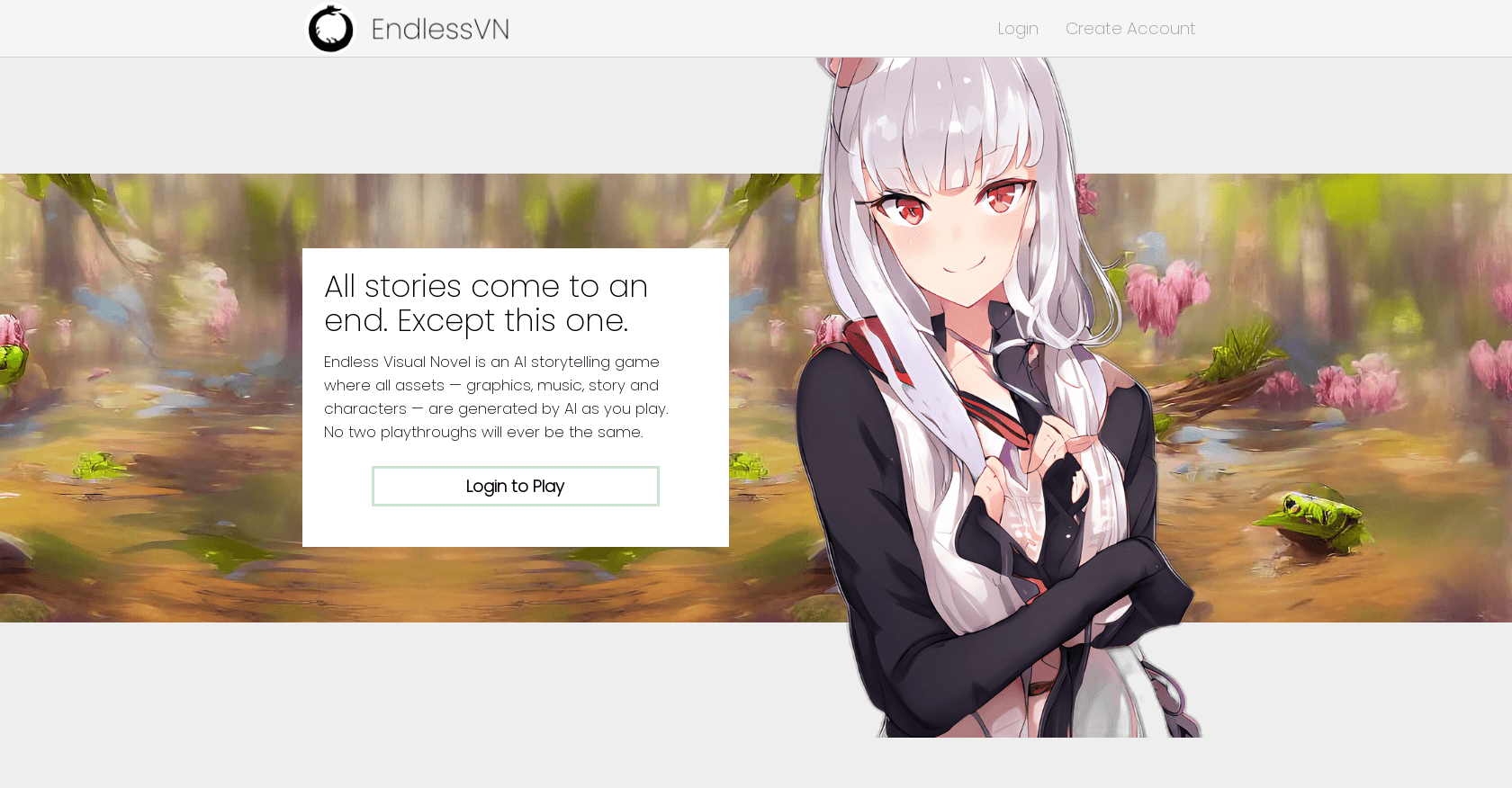 Endless Visual Novel screenshot