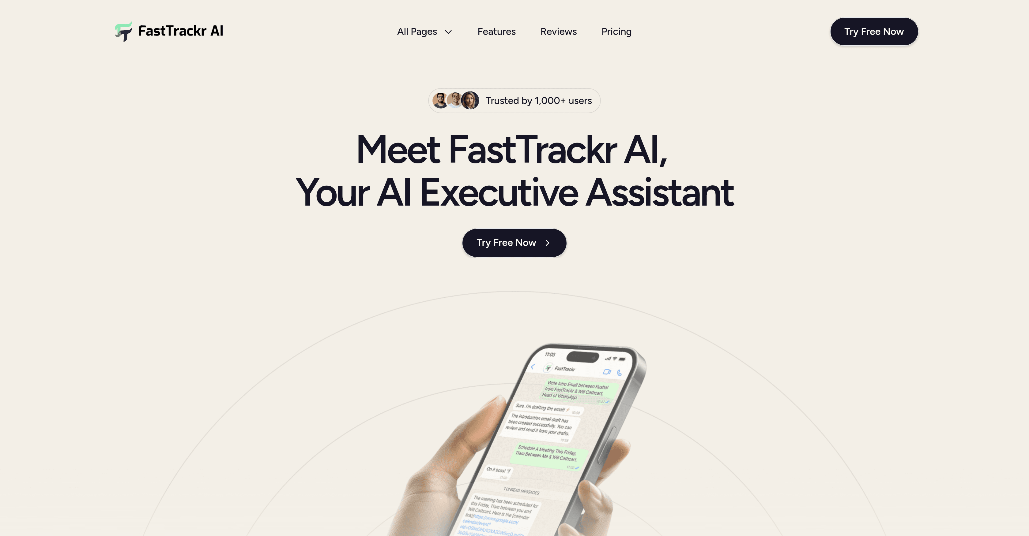 FastTrackr AI screenshot