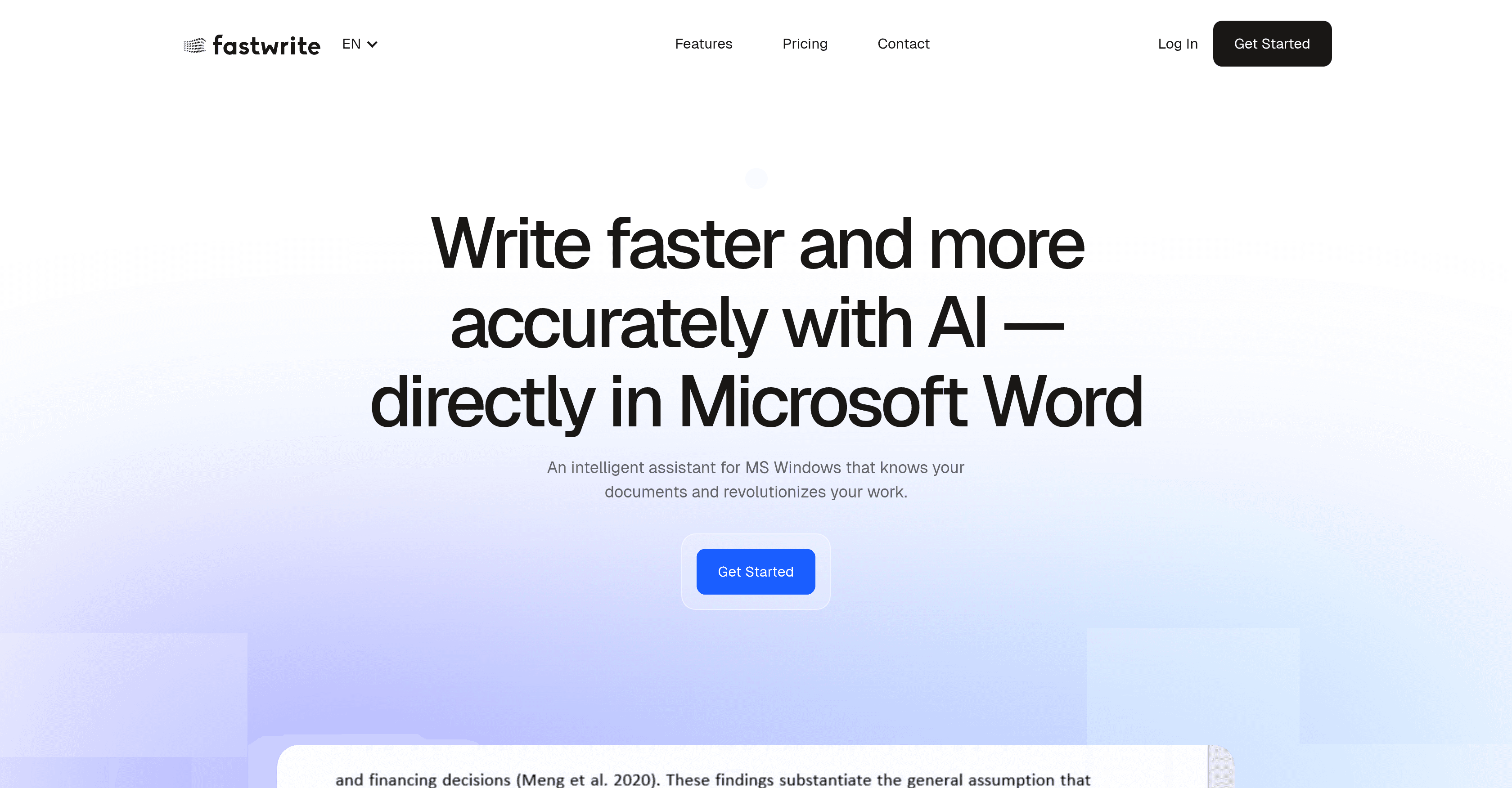 fastwrite screenshot