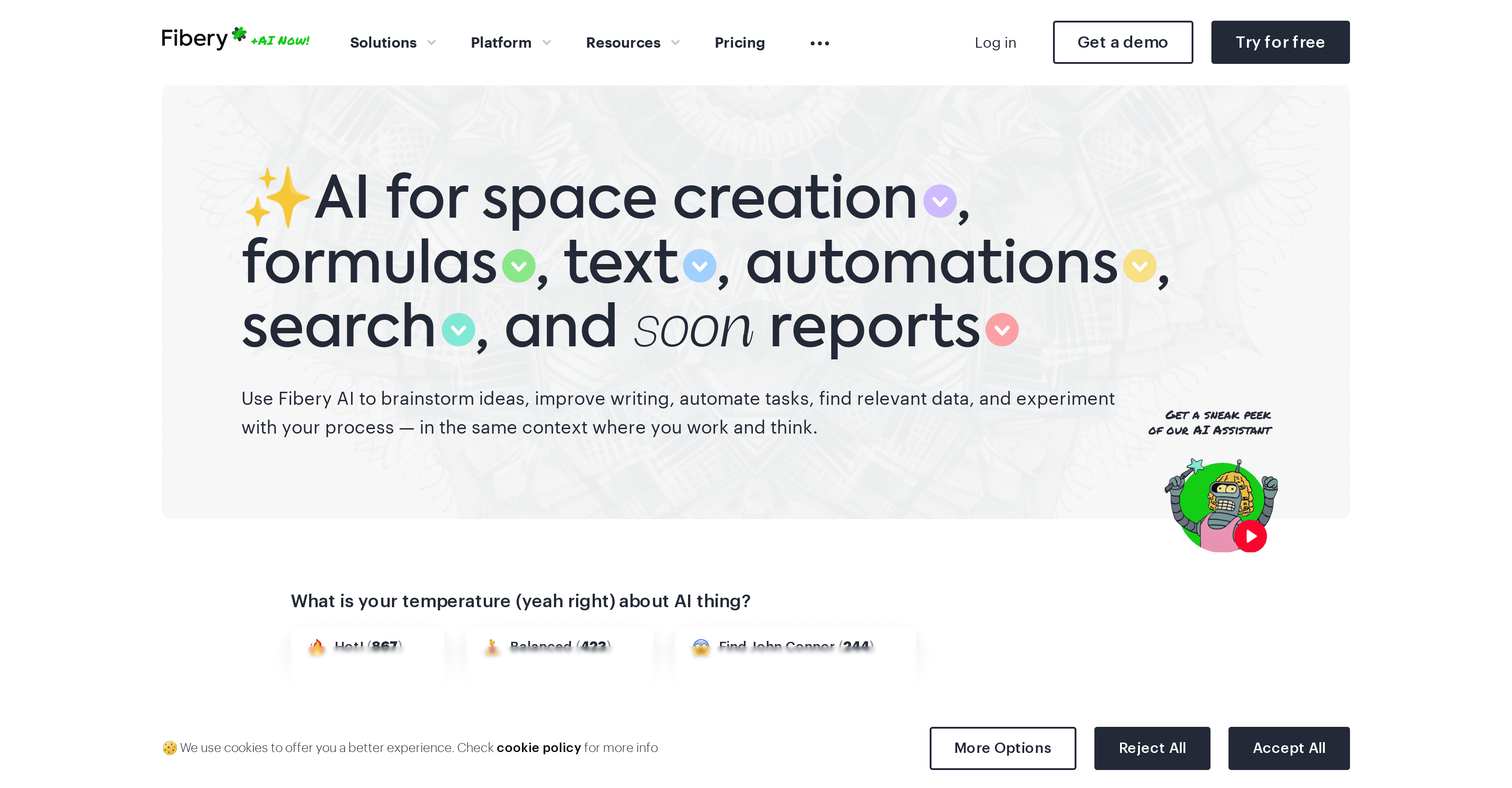 Fibery AI screenshot