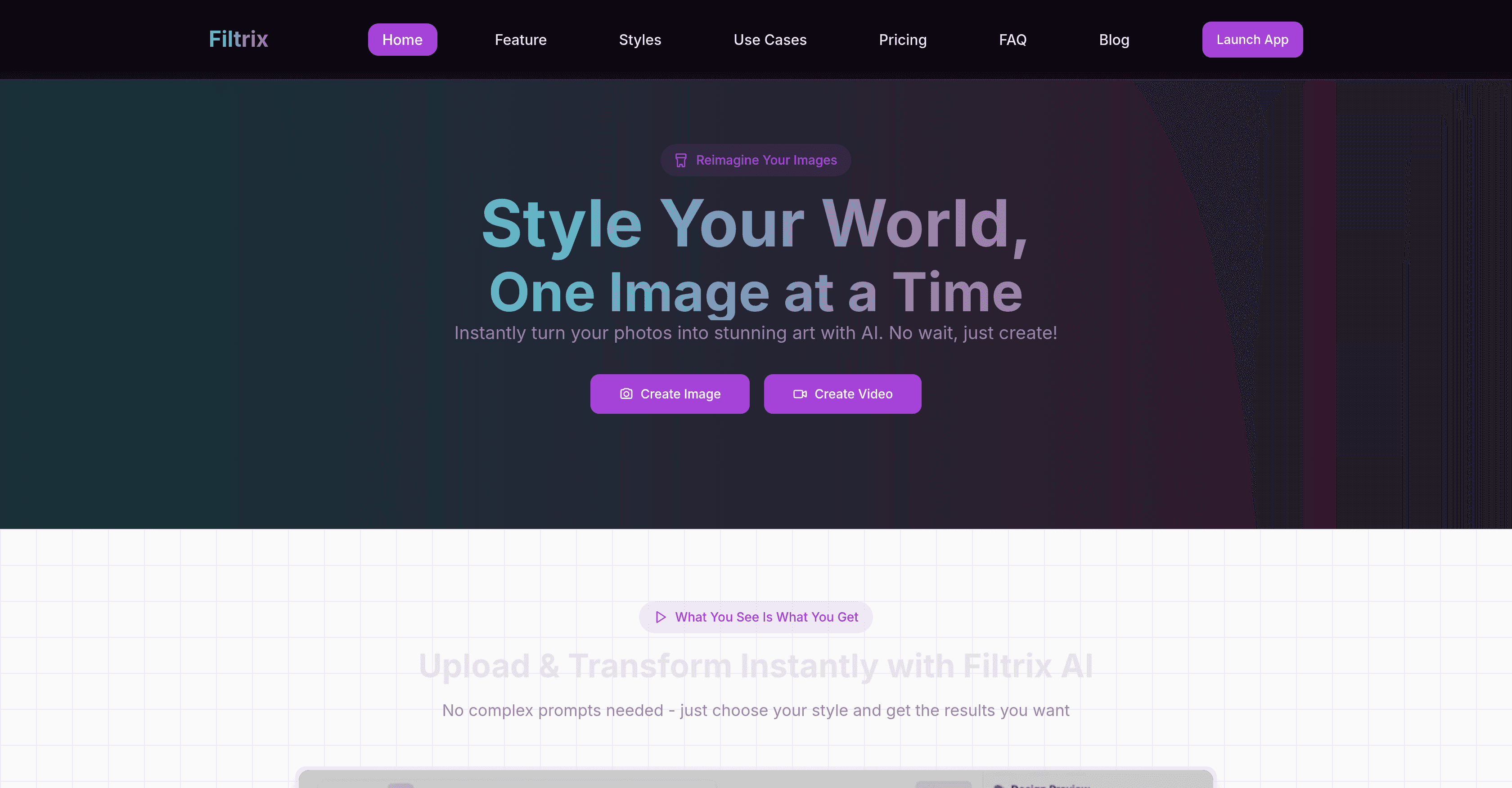 Filtrix AI screenshot