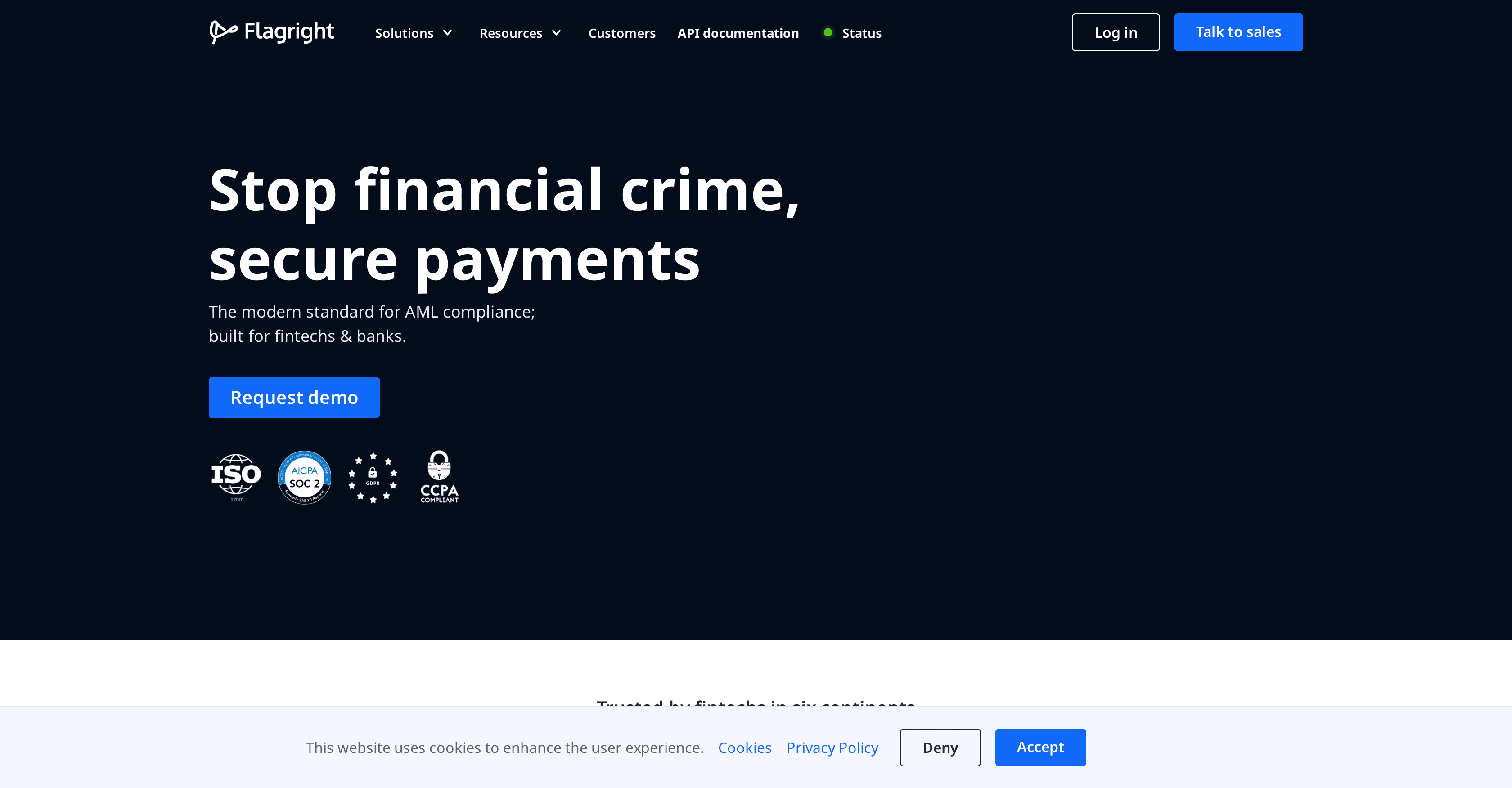 Flagright screenshot