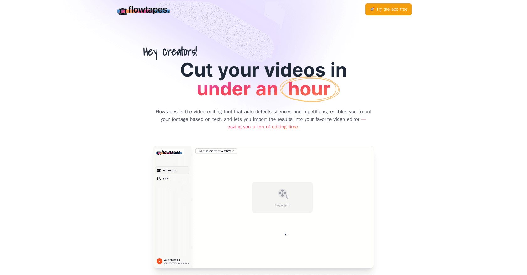 Flowtapes screenshot