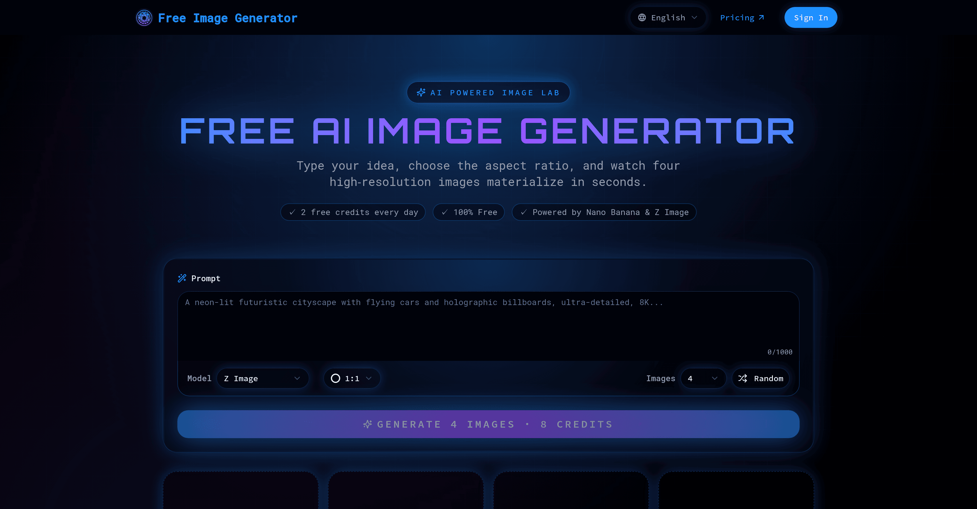 Free Image Generator.app screenshot