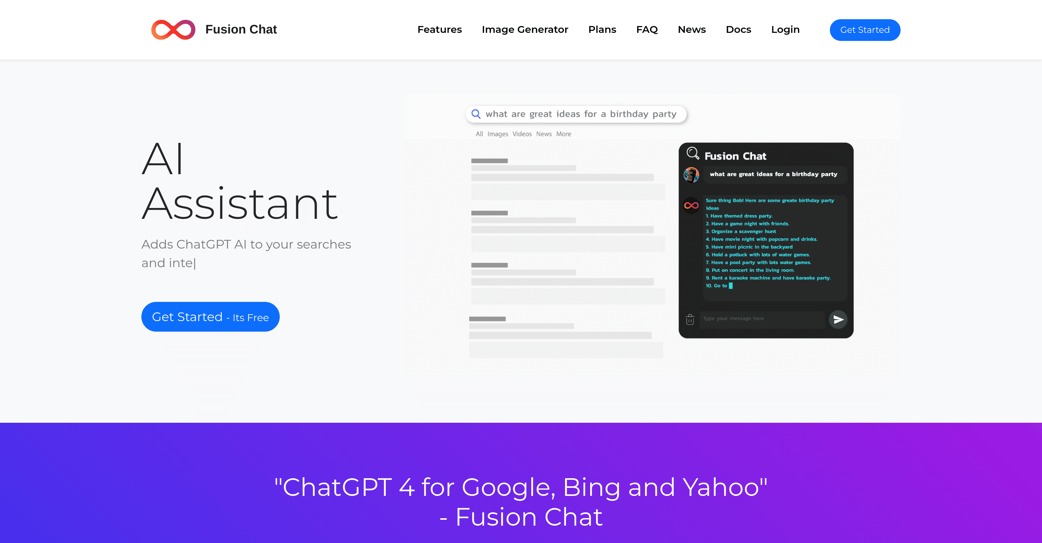 Fusion Chat screenshot
