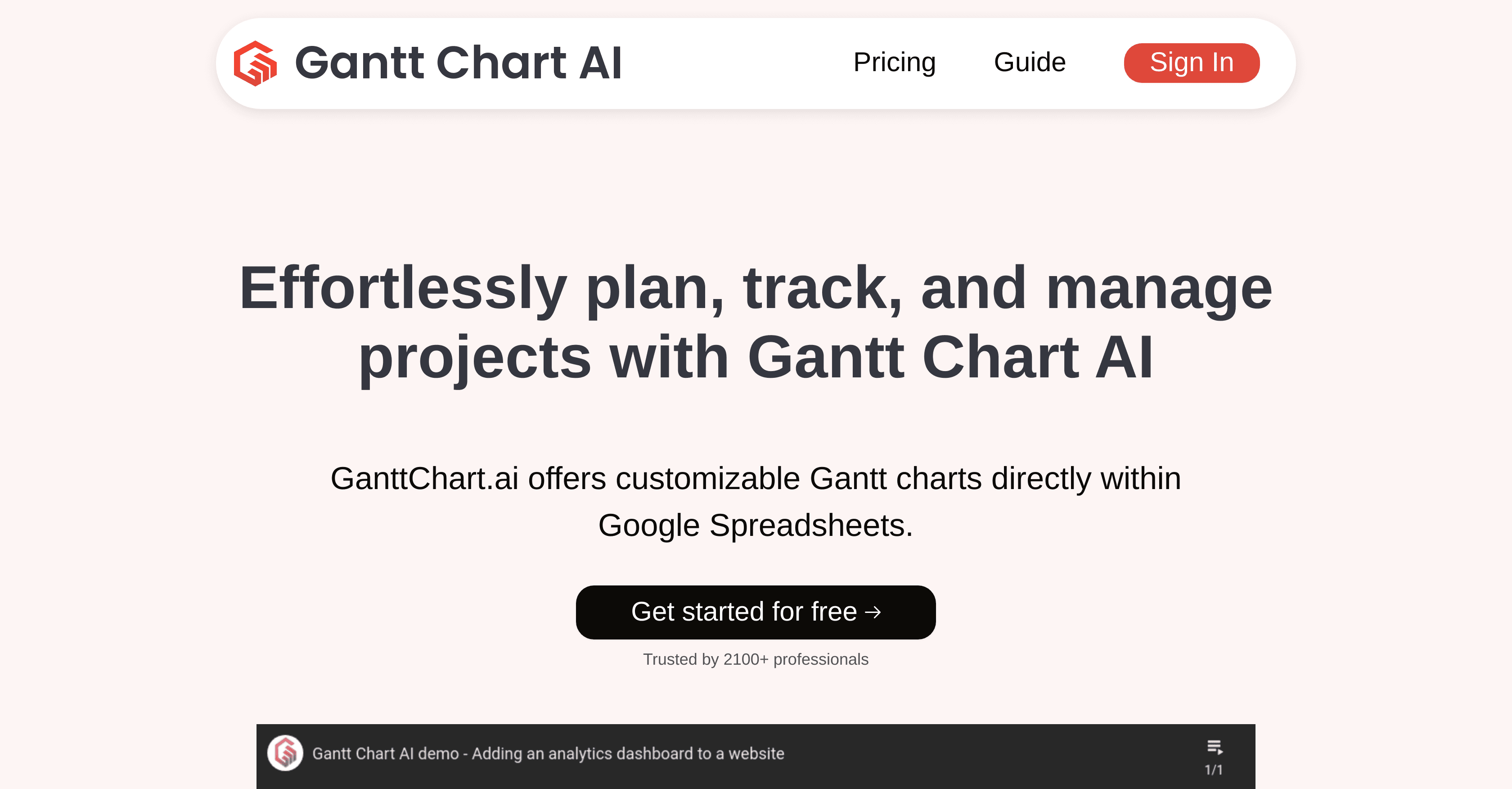 Gantt Chart AI screenshot