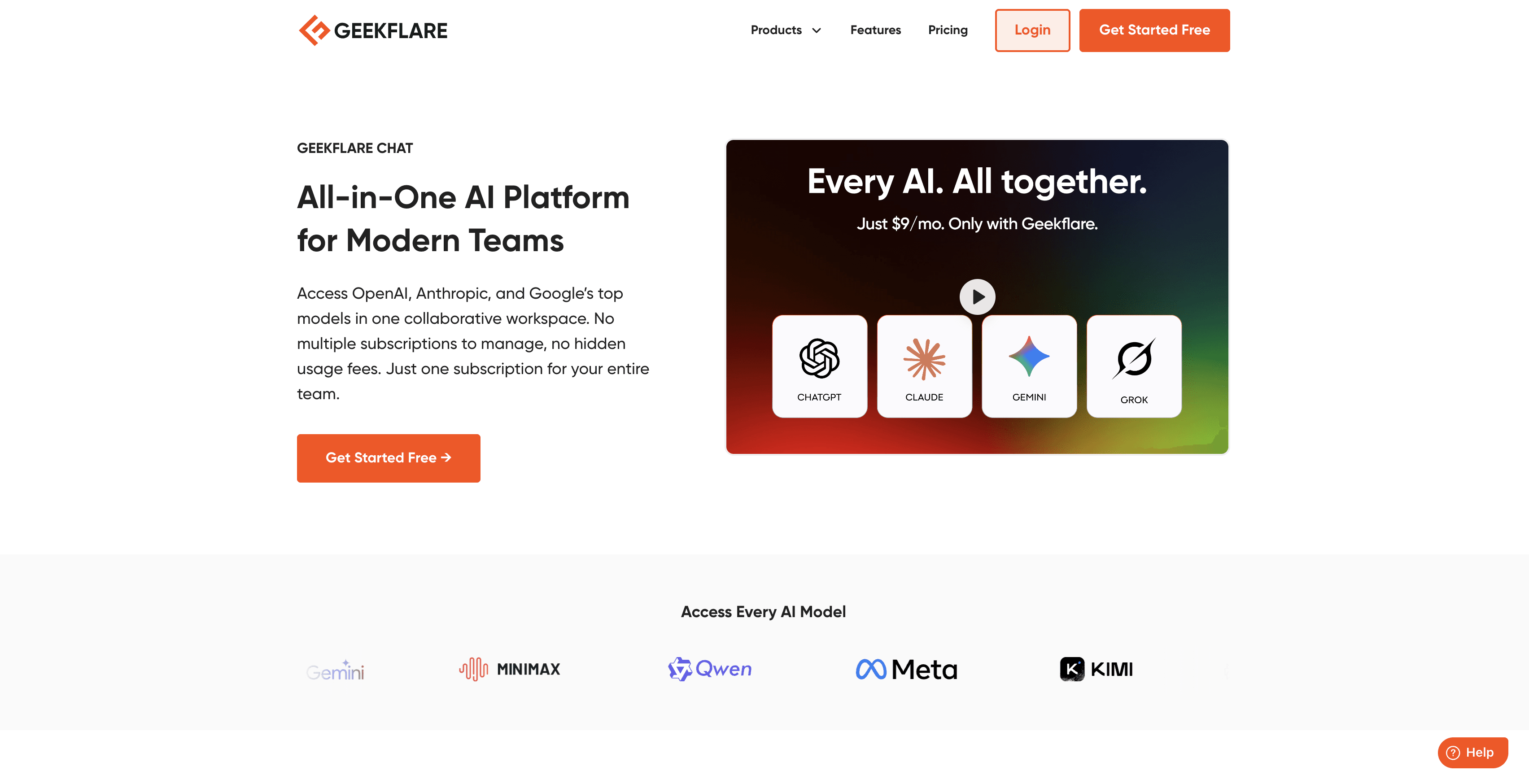 Geekflare Chat screenshot