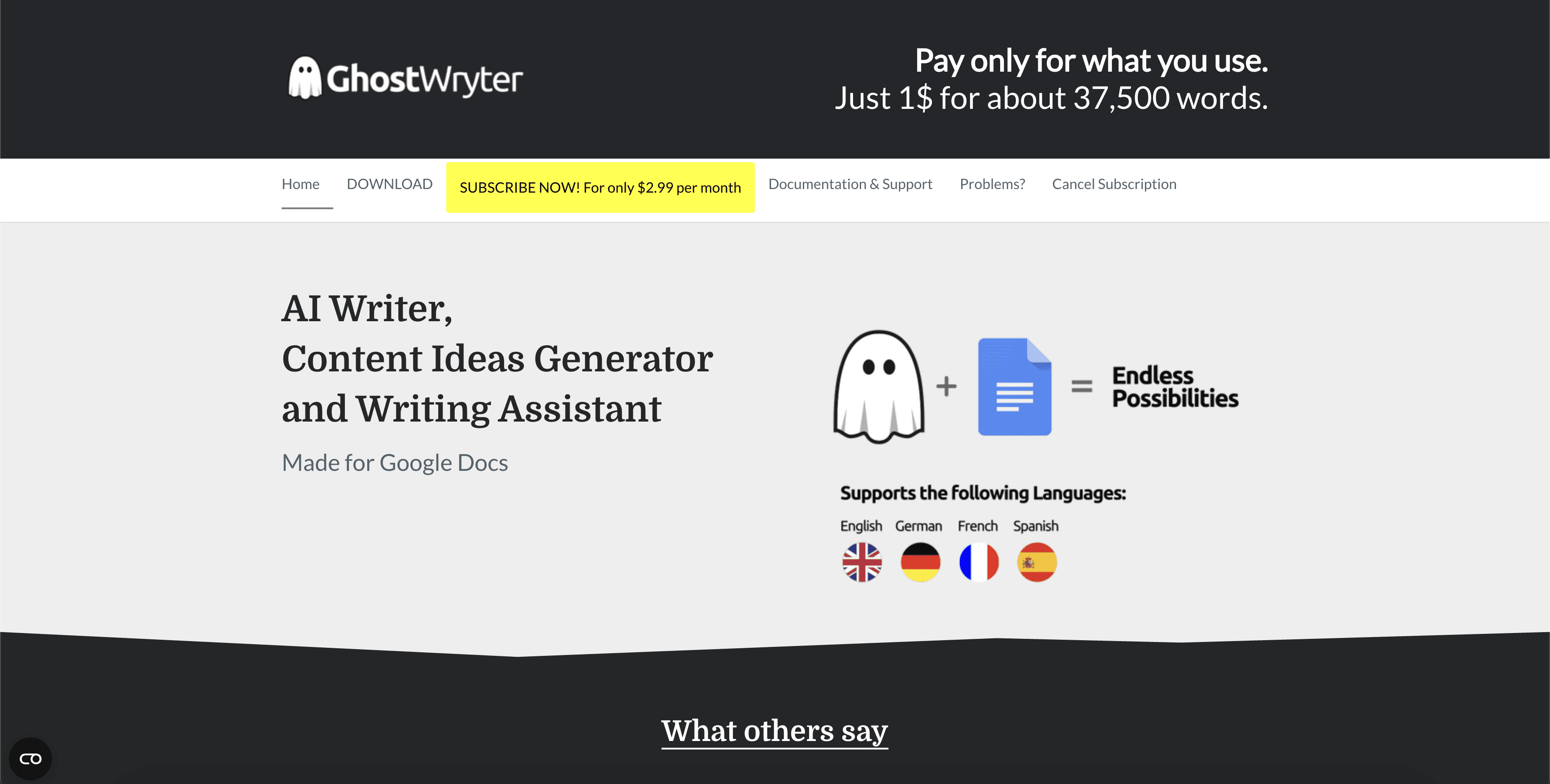 GhostWryter screenshot