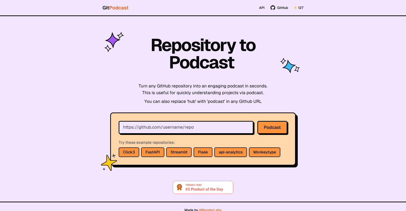 GitPodcast screenshot