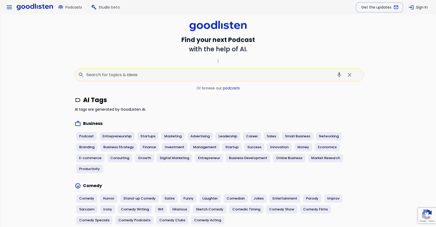GoodListen screenshot