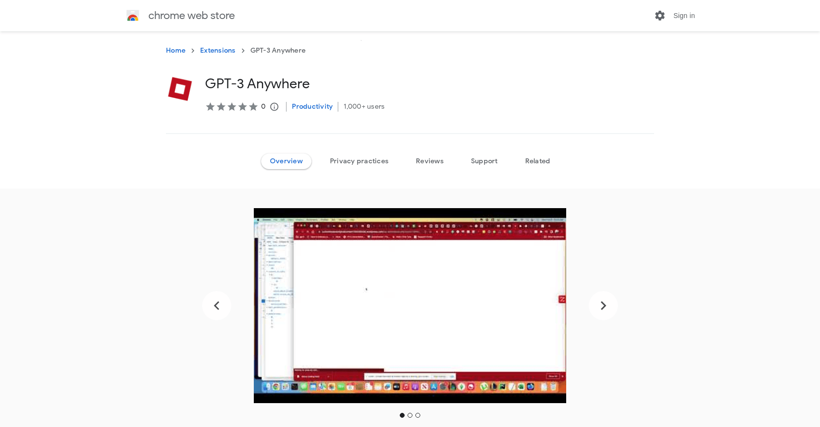 GPT-3 Anywhere screenshot