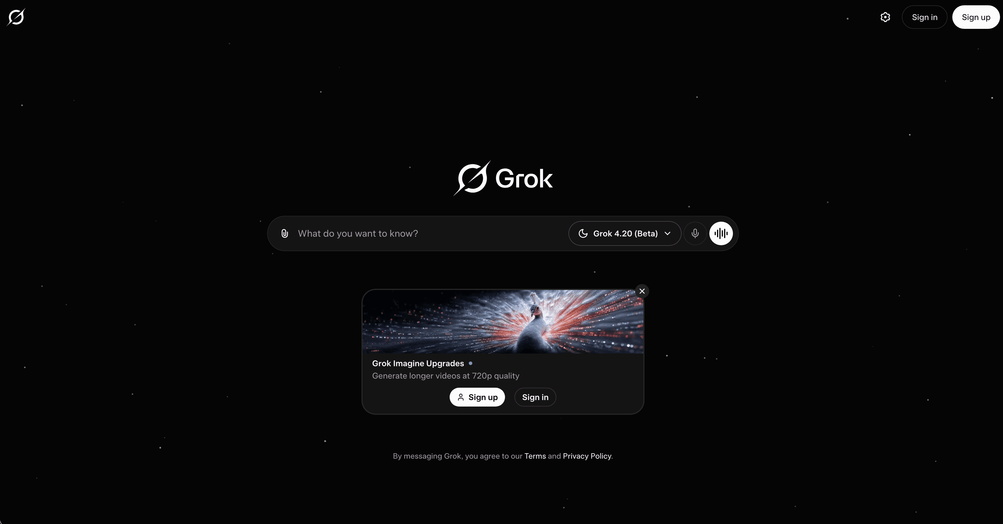 Grok screenshot