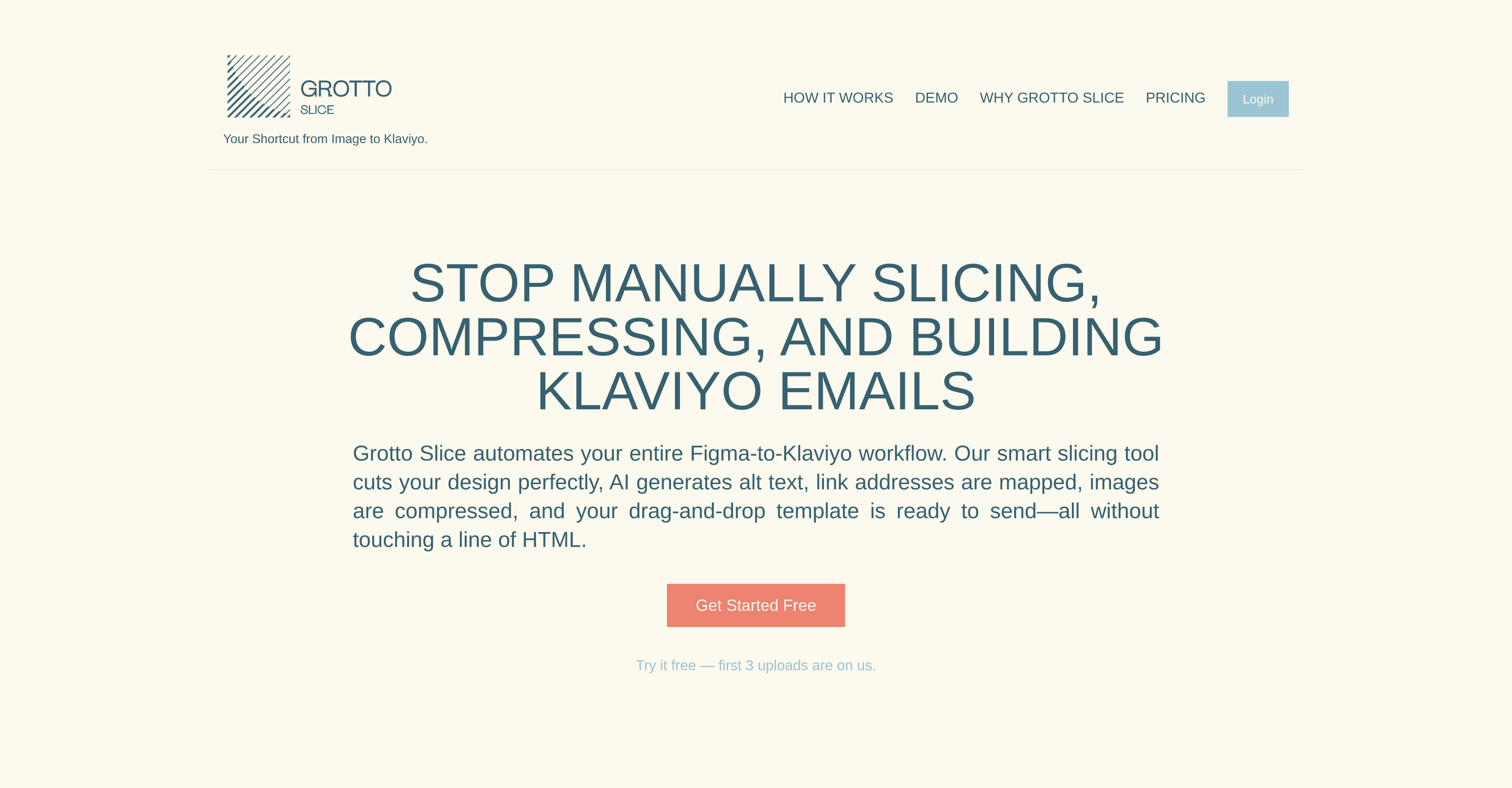 Grotto Slice - Automated Email Slicer screenshot