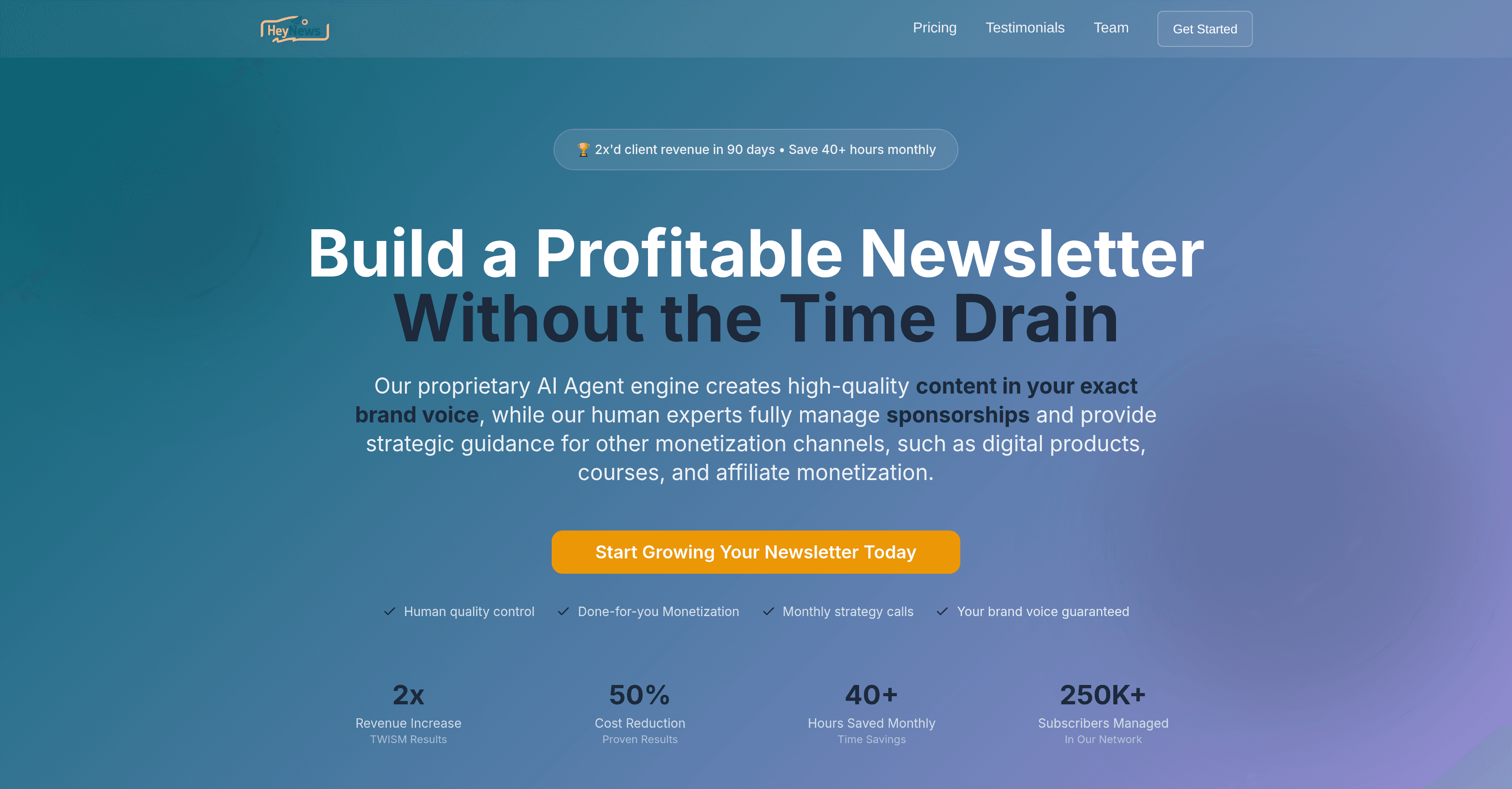 HeyNews.co screenshot