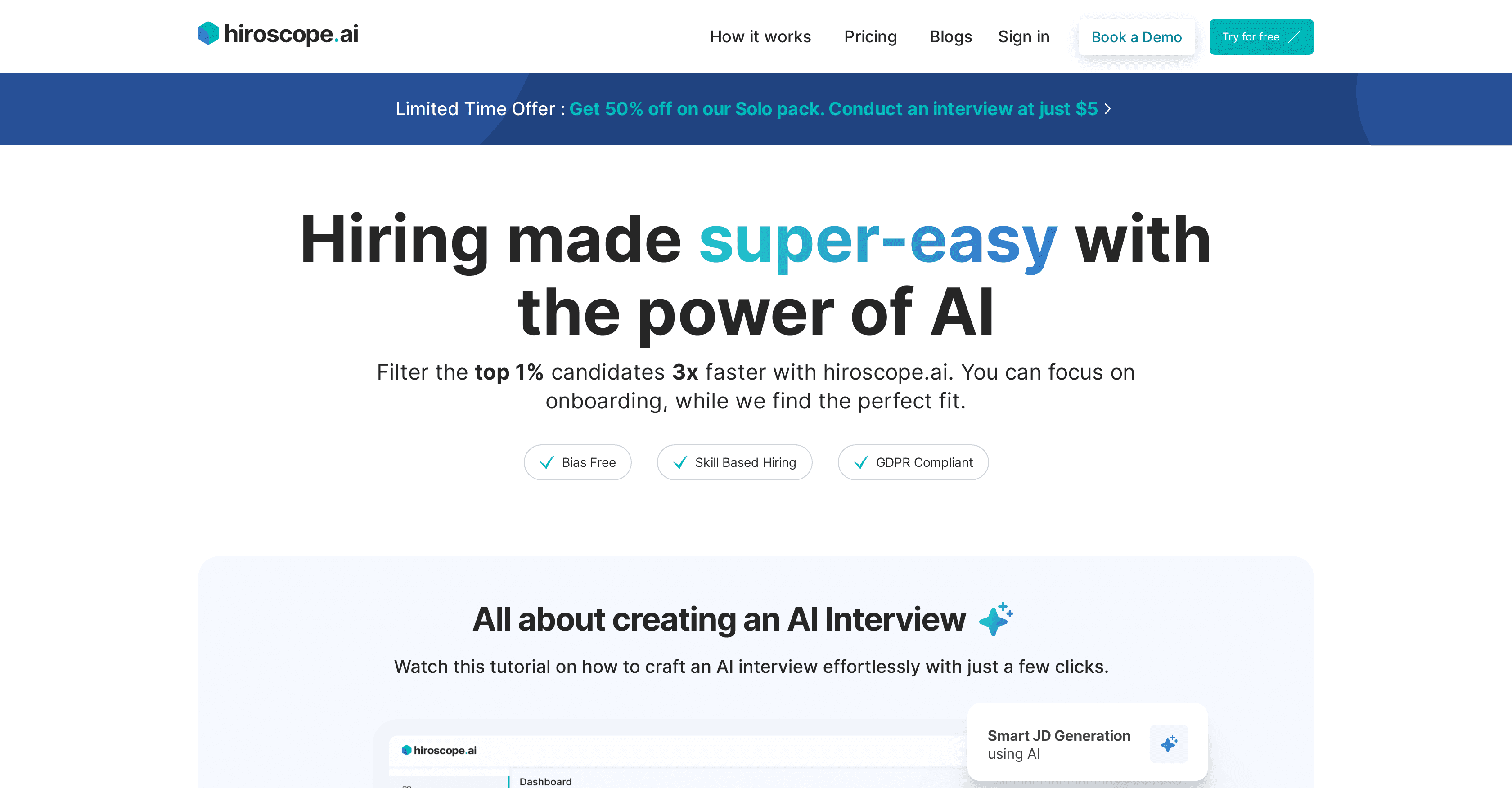 hiroscope.ai screenshot