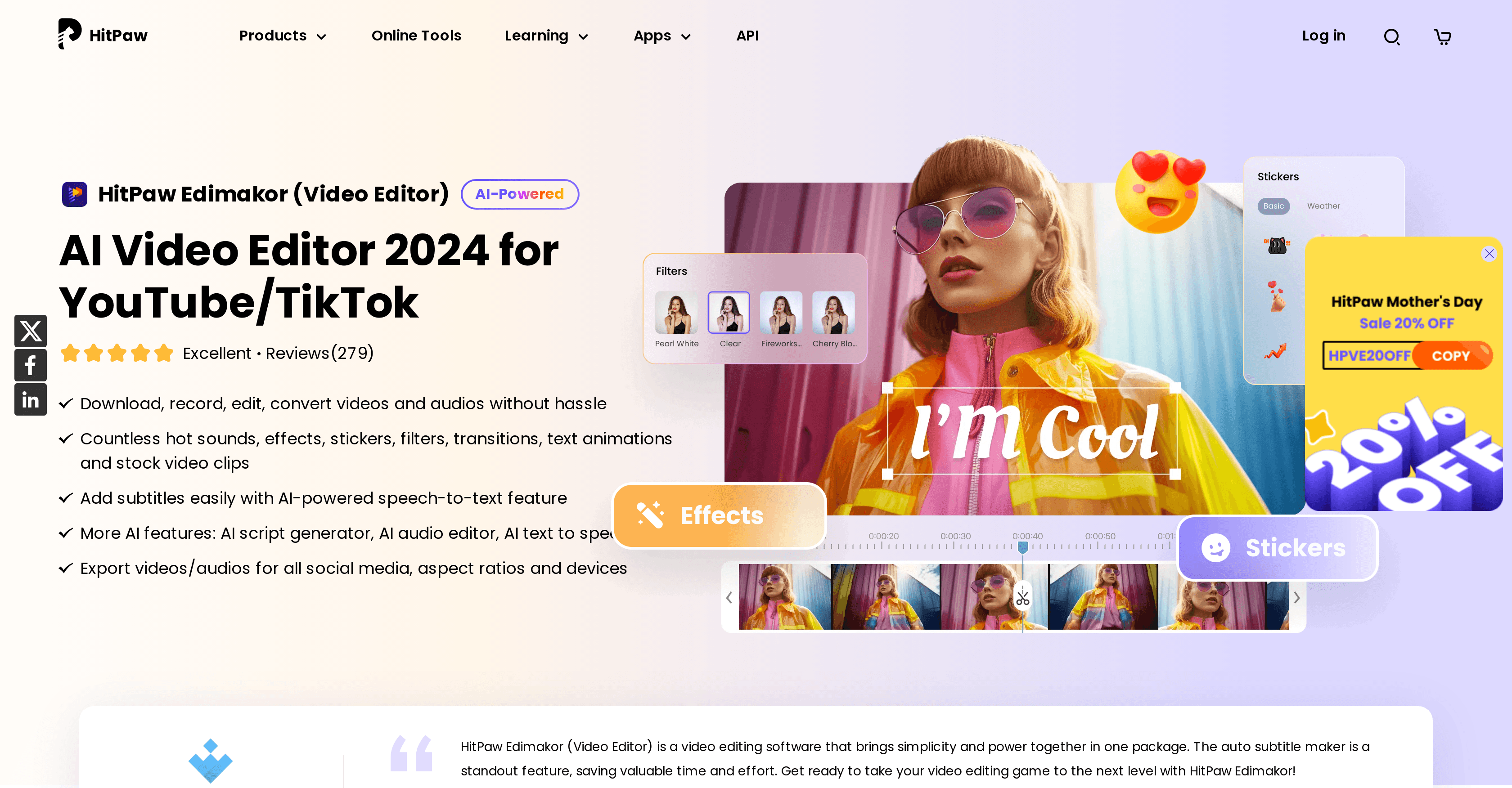 HitPaw Edimakor screenshot