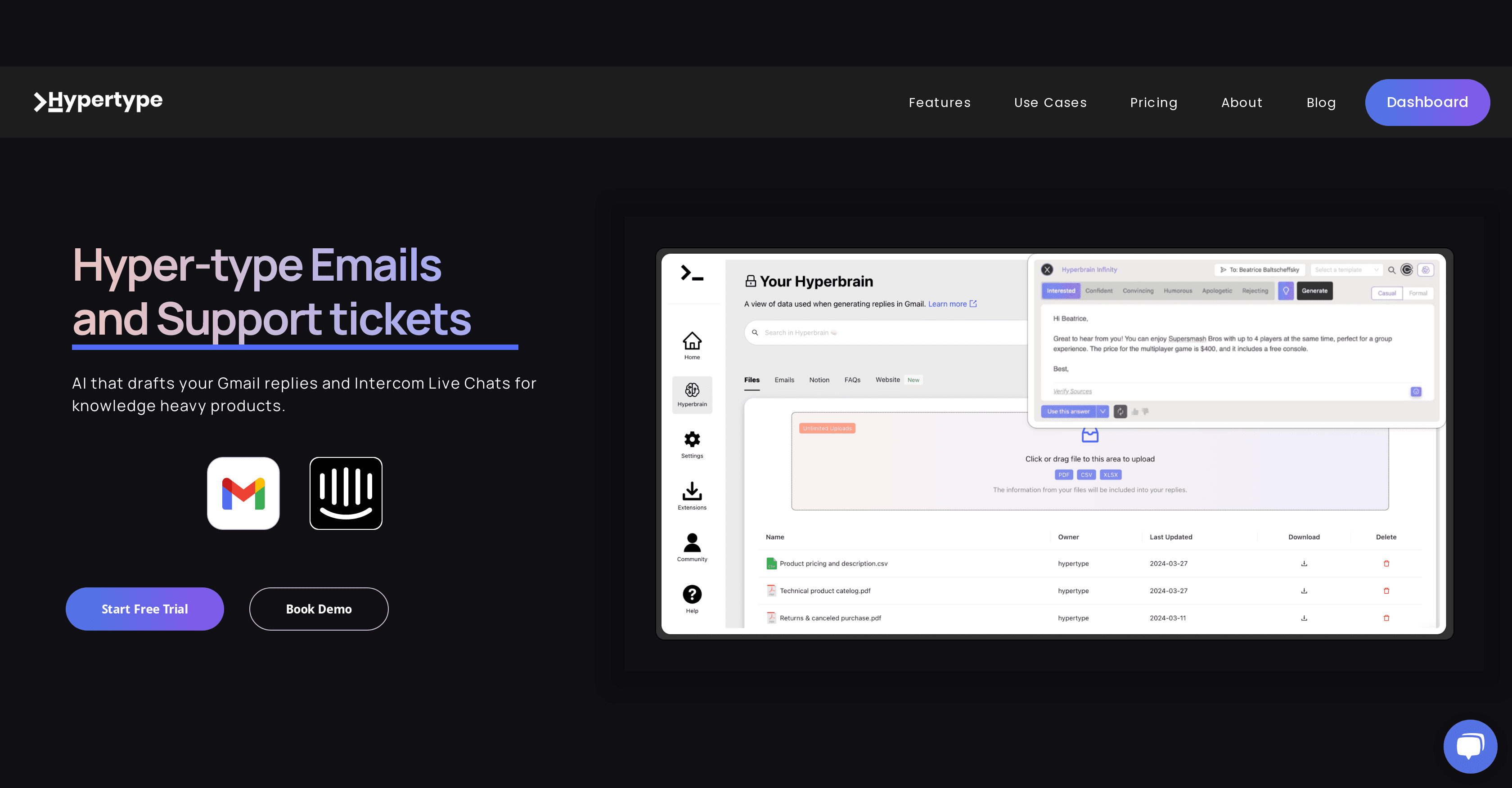 Hypertype screenshot