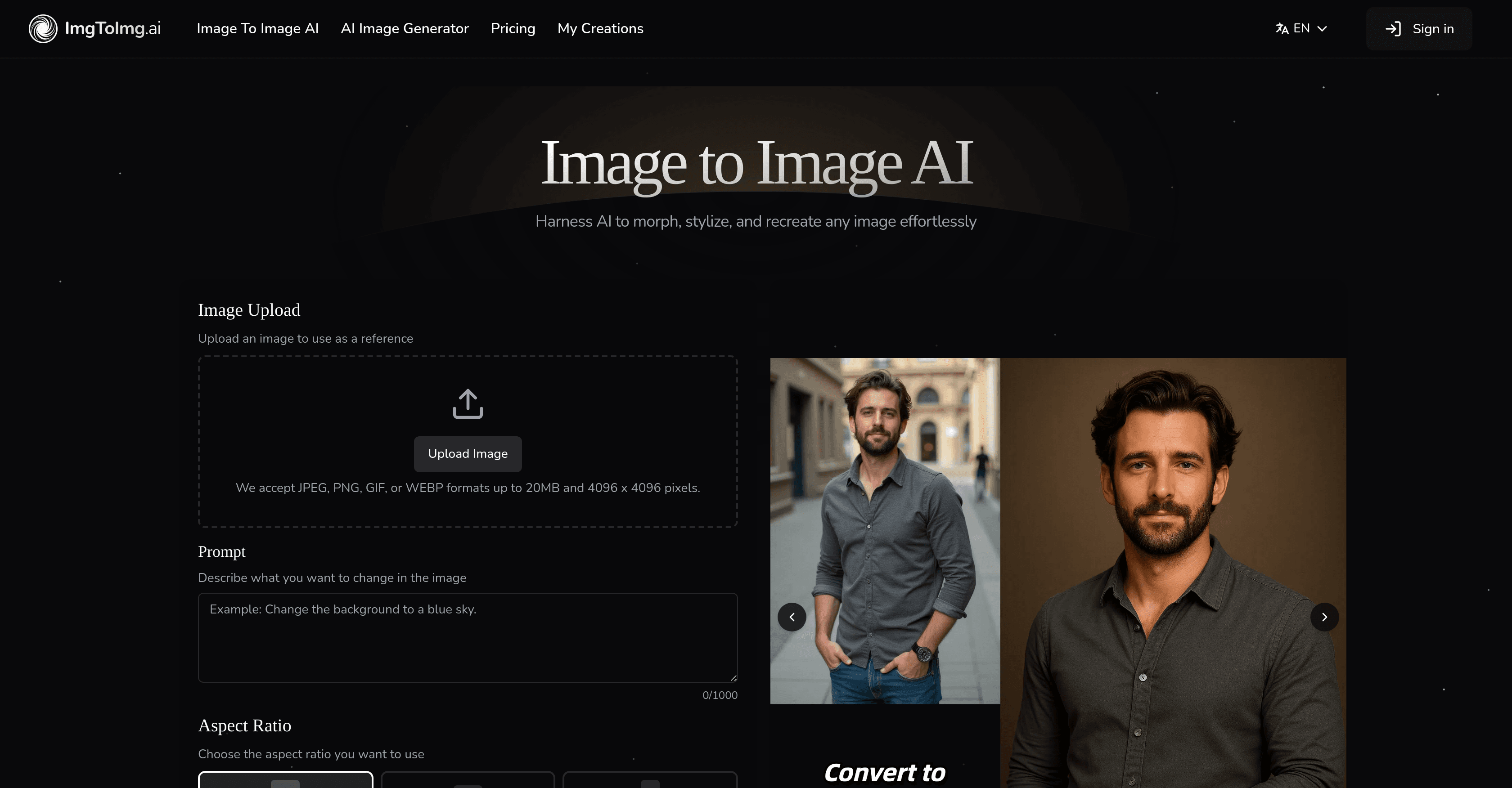 Image To Image AI screenshot