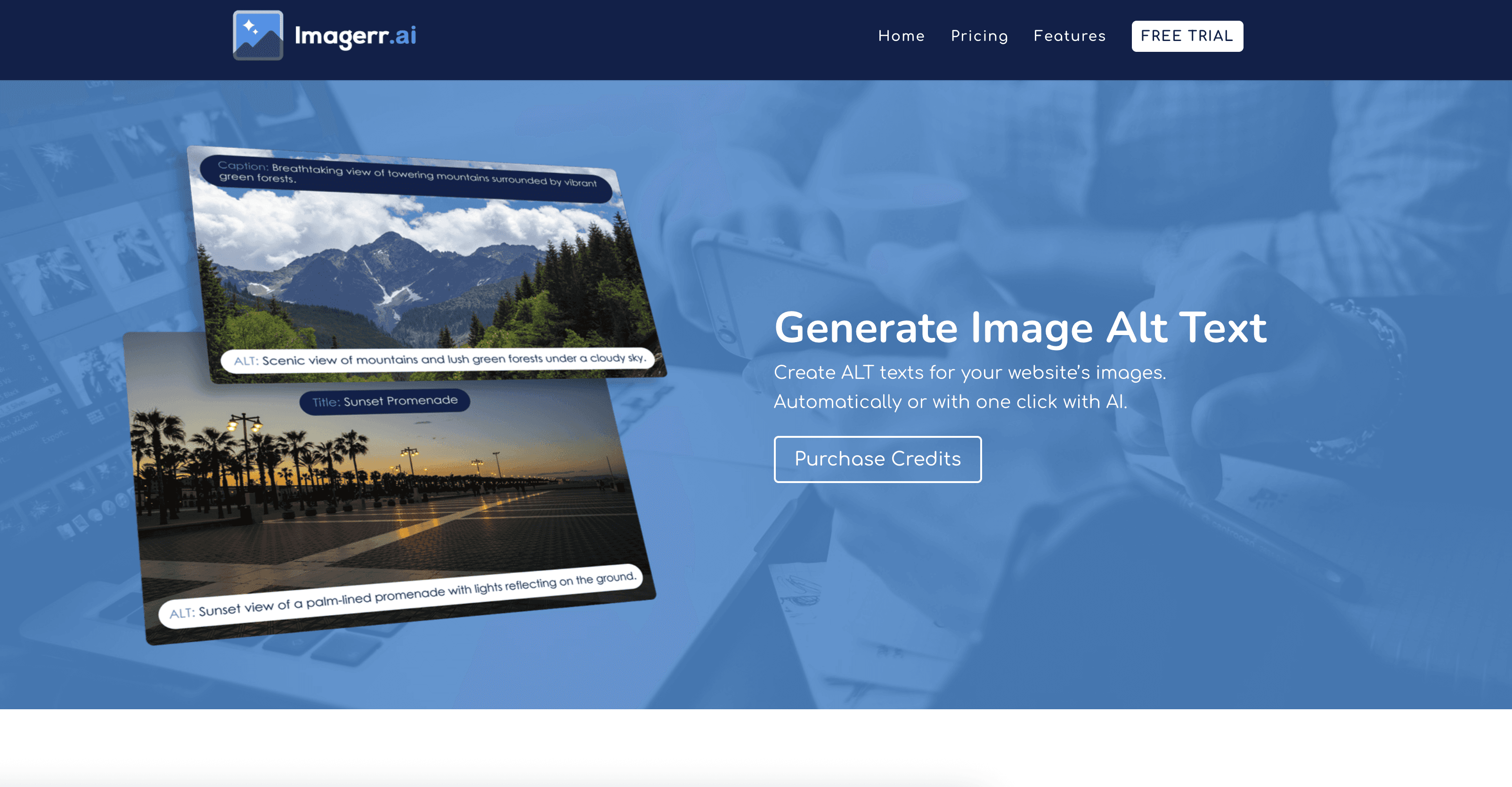Imagerr AI screenshot