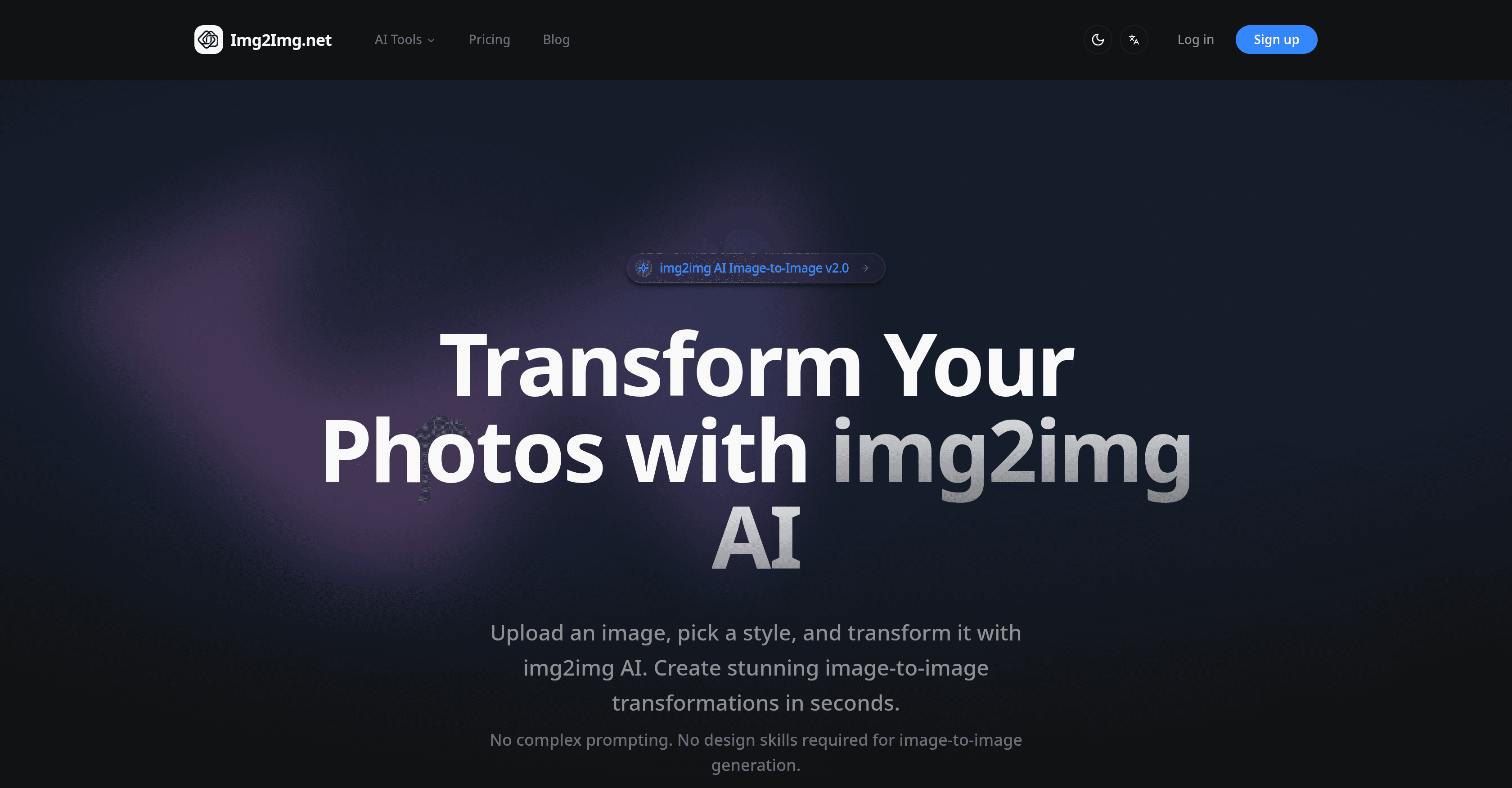Img2Img.net AI screenshot