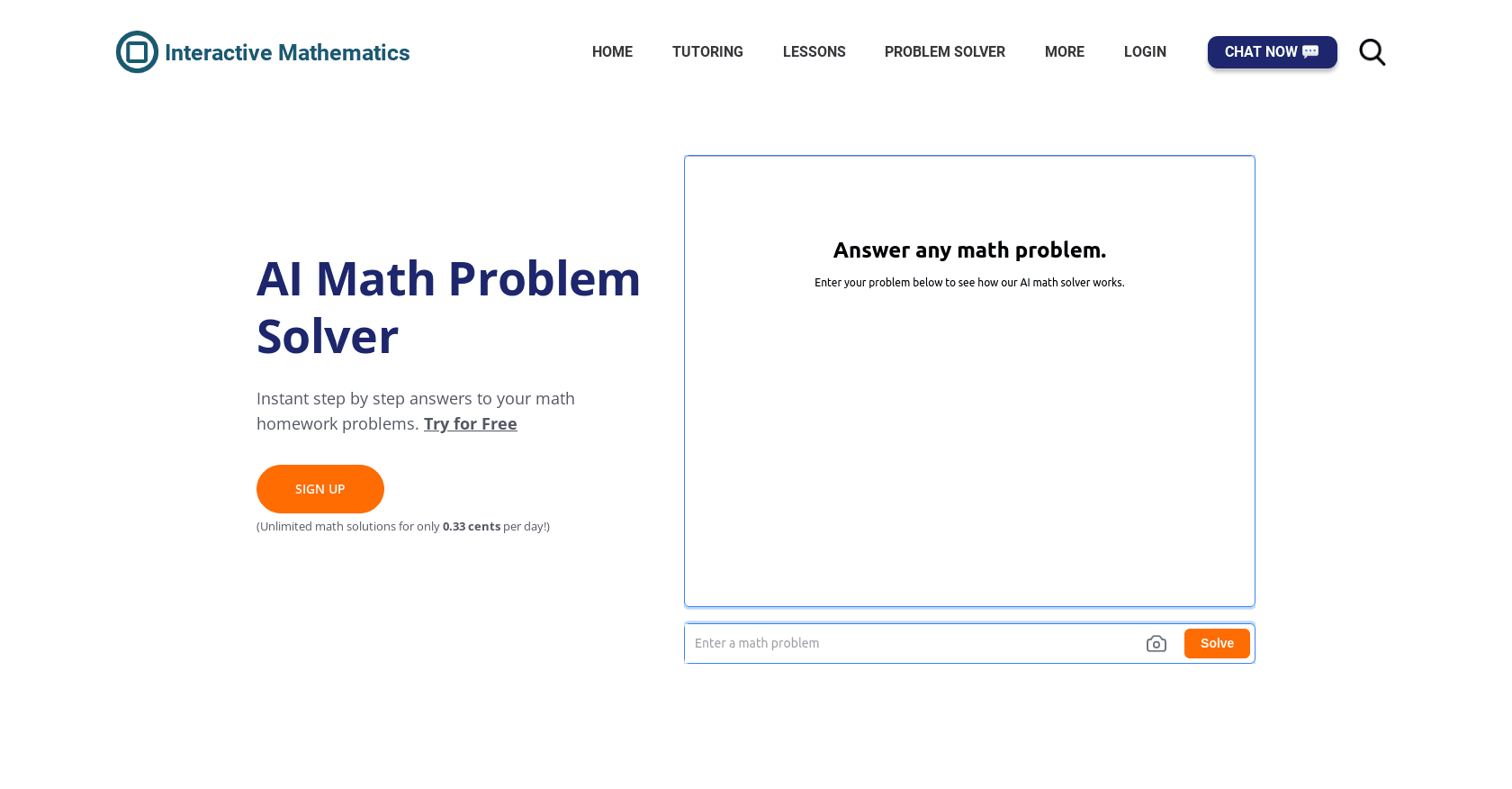 Interactive Mathematics screenshot