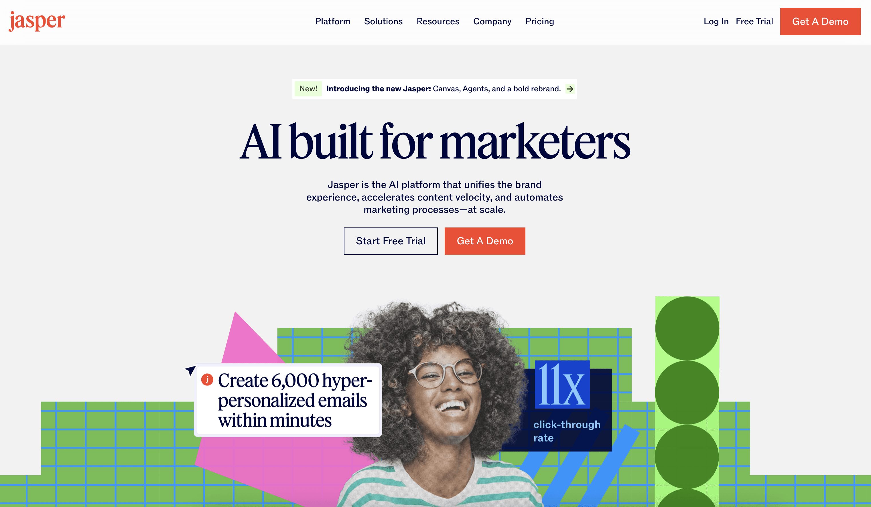 Jasper.ai screenshot