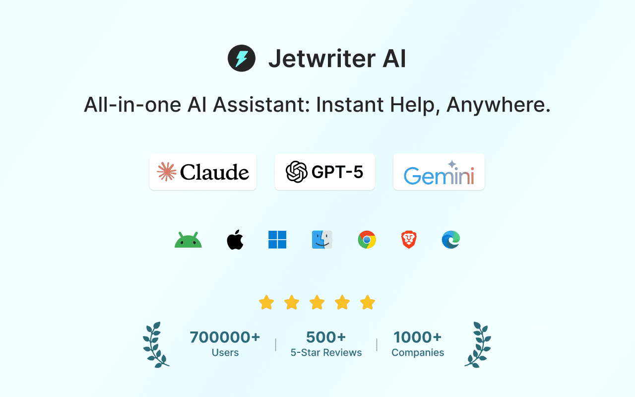 Jetwriter AI screenshot